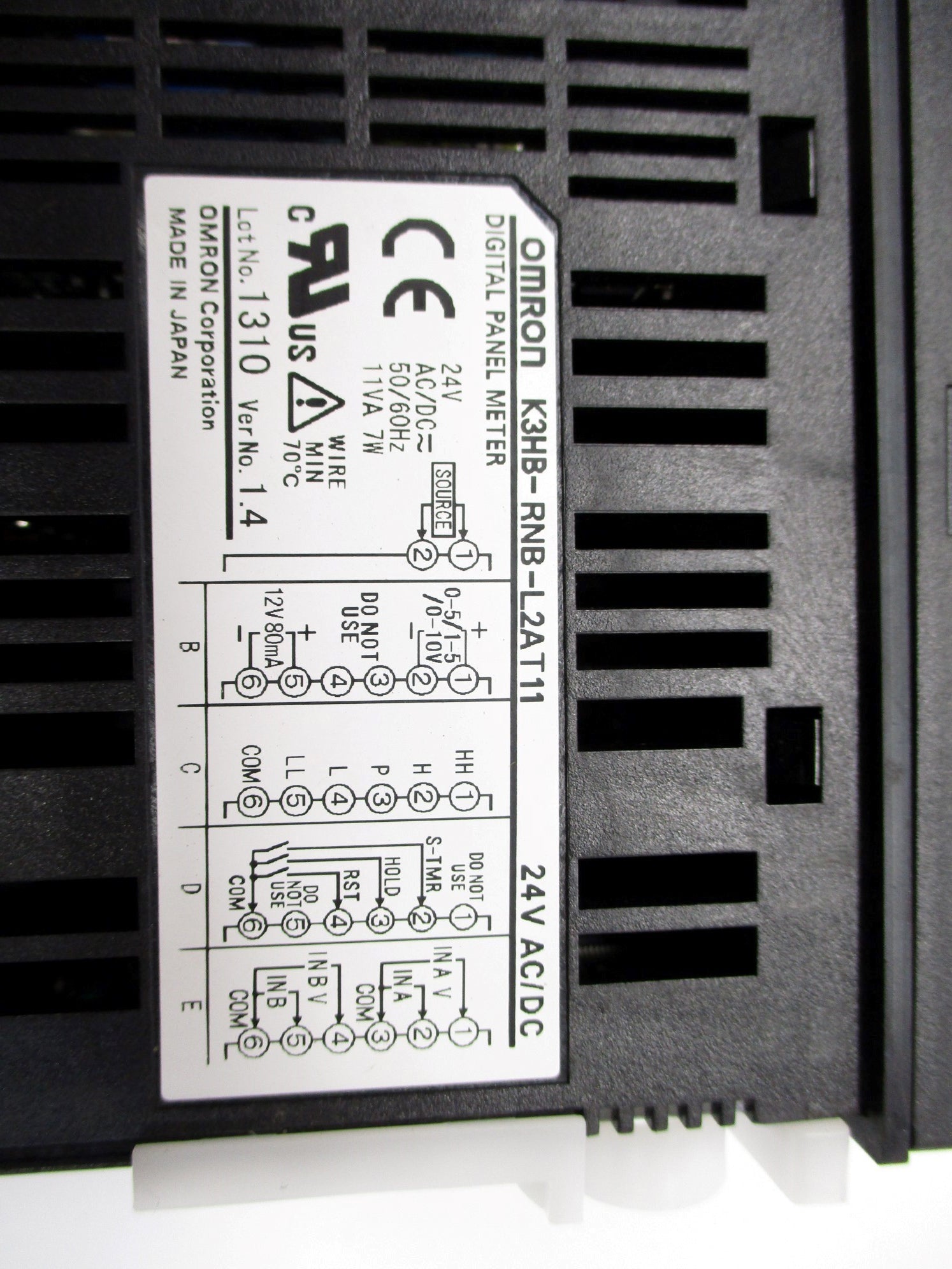 OMRON K3HB-RNB-L2AT11 NSNP