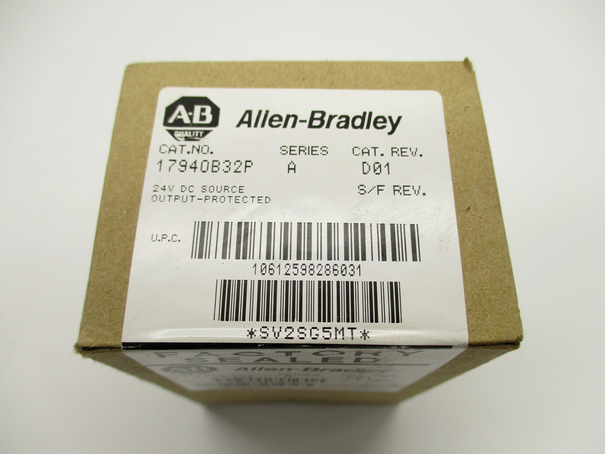 ALLEN BRADLEY 1794-OB32P SER. A DATE: 2009 NSFS