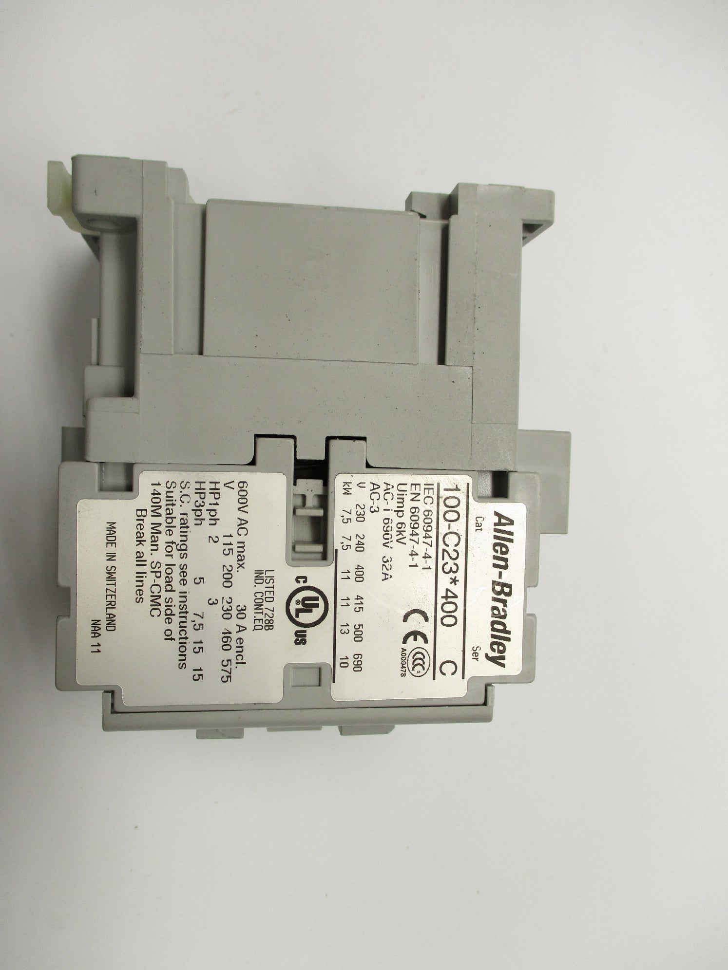 ALLEN BRADLEY 100-C23D400 SER. C 110/120V 32A NSMP