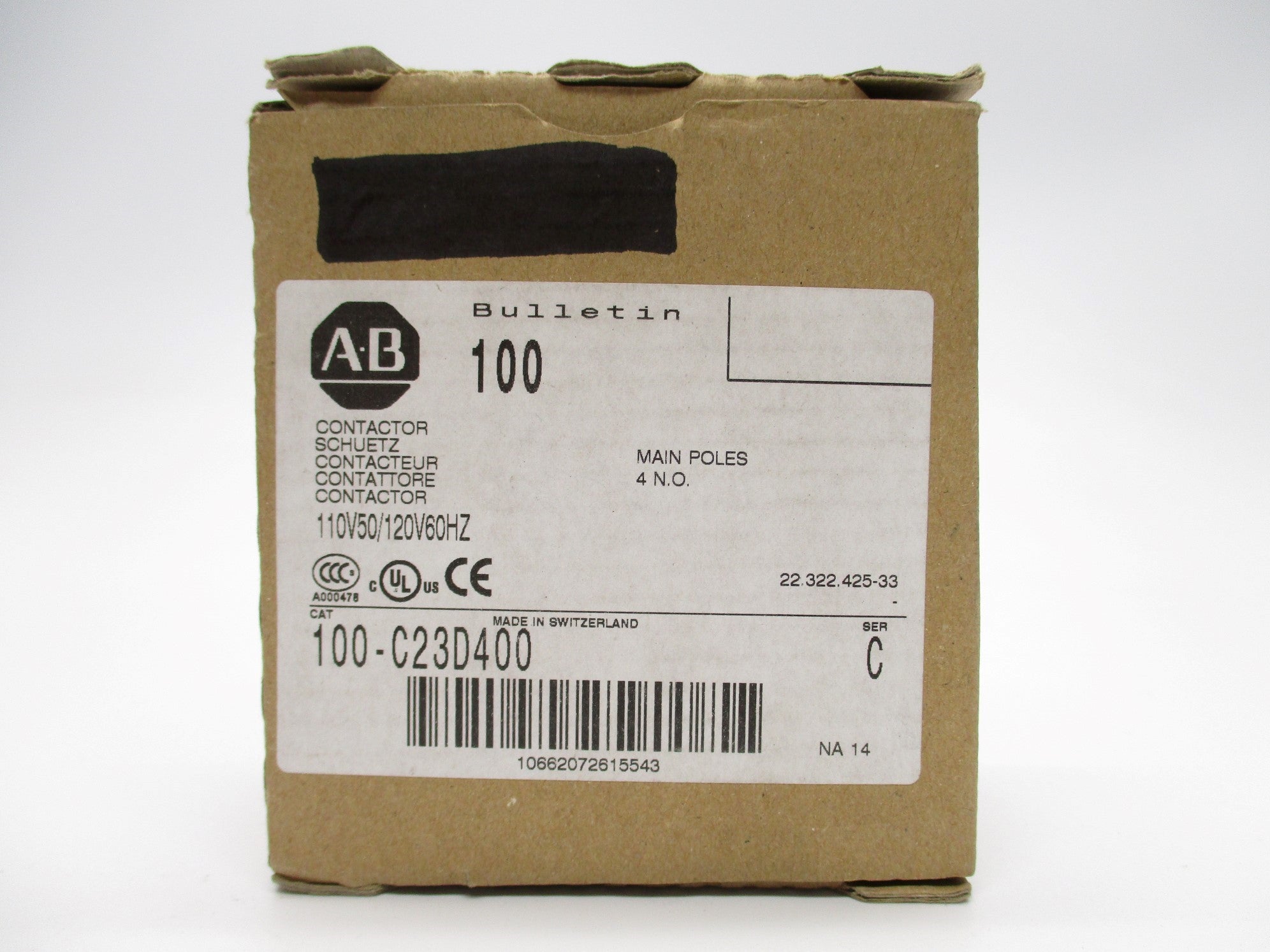 ALLEN BRADLEY 100-C23D400 SER. C 110/120V 32A NSMP