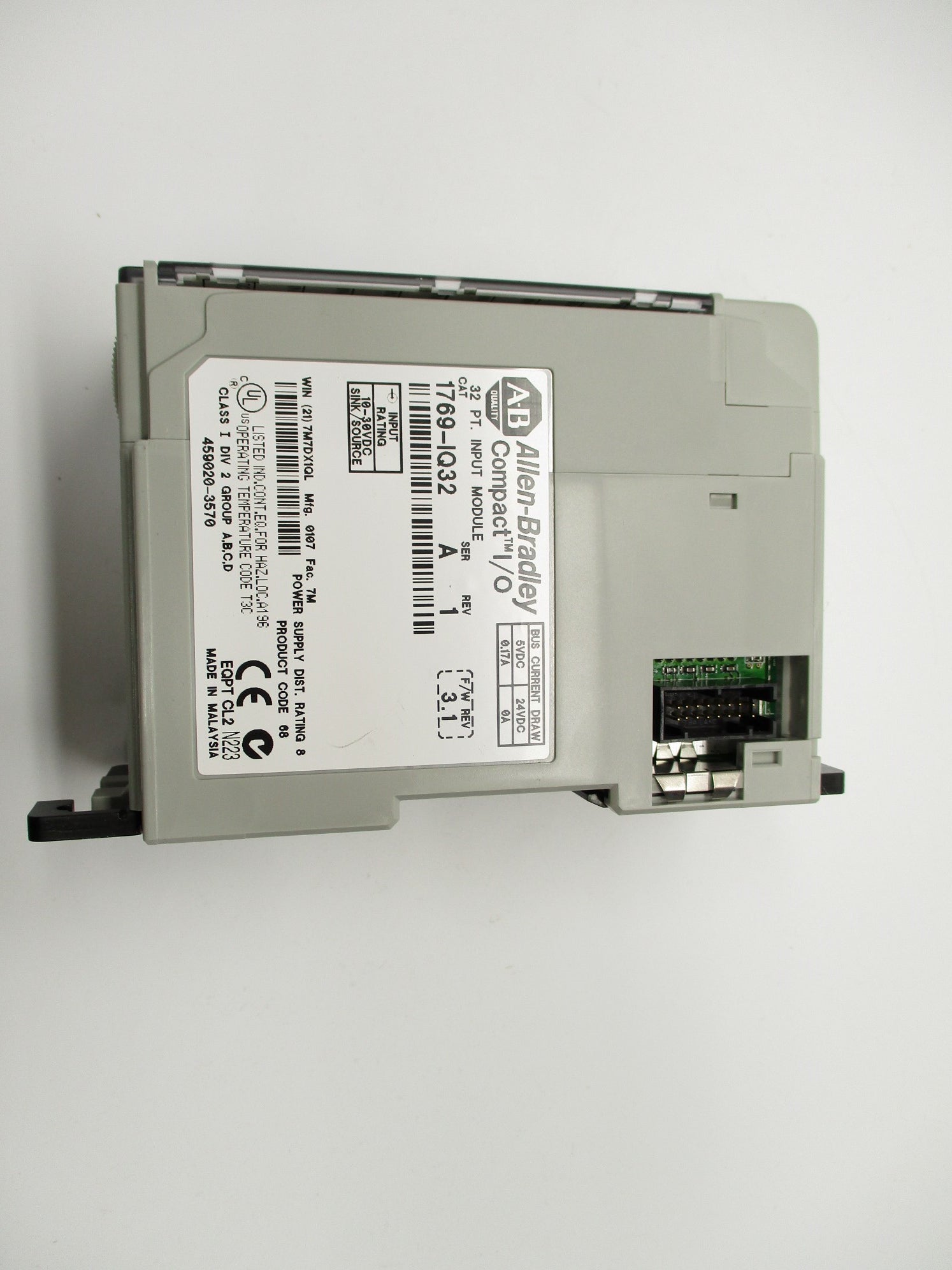 ALLEN BRADLEY 1769-IQ32 SER. A F/W 3.1 (NO TERMINAL) NSNP
