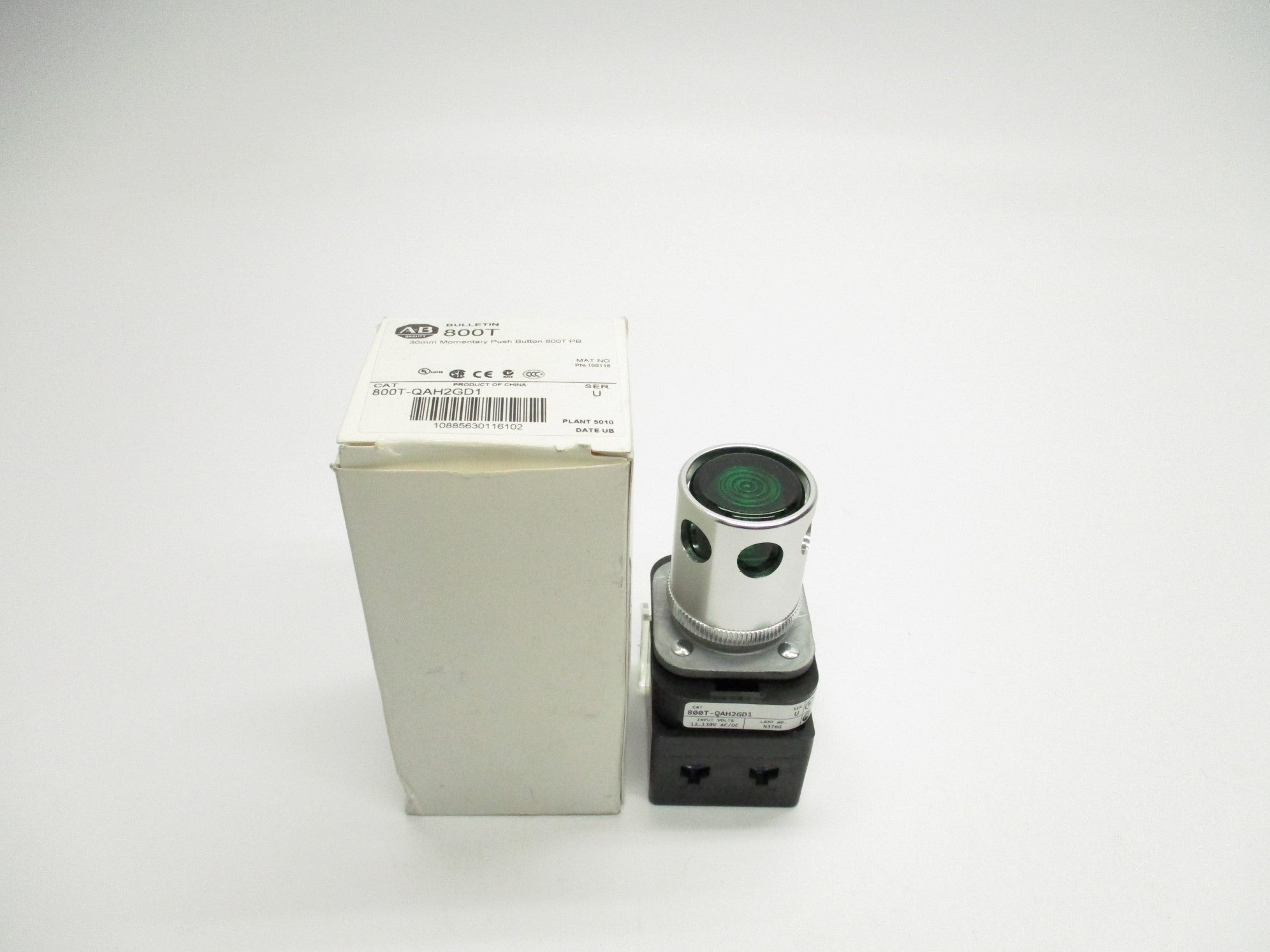 ALLEN BRADLEY 800T-QAH2GD1 SER. U NSMP