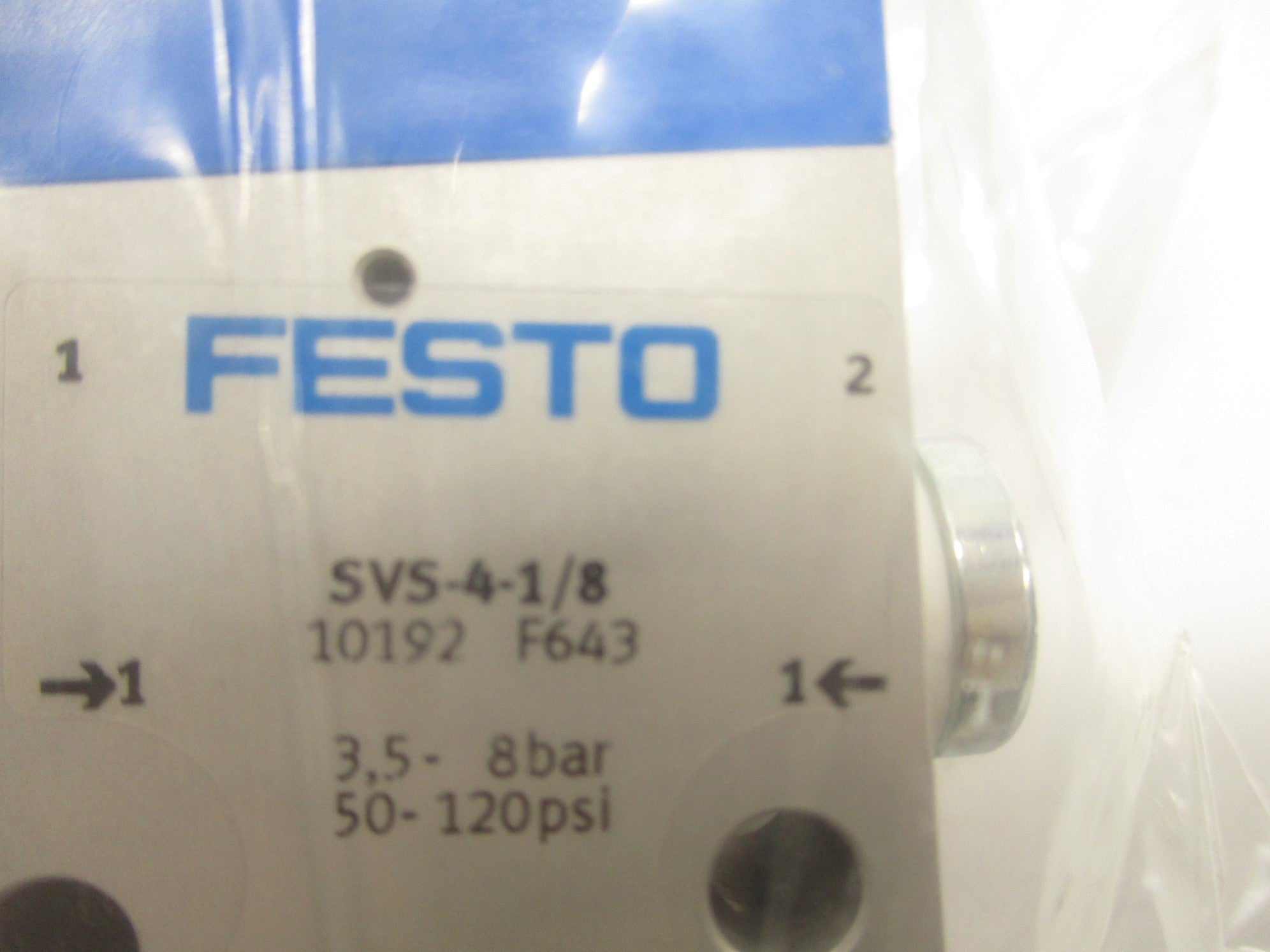 FESTO SVS-4-1/8 NSMP