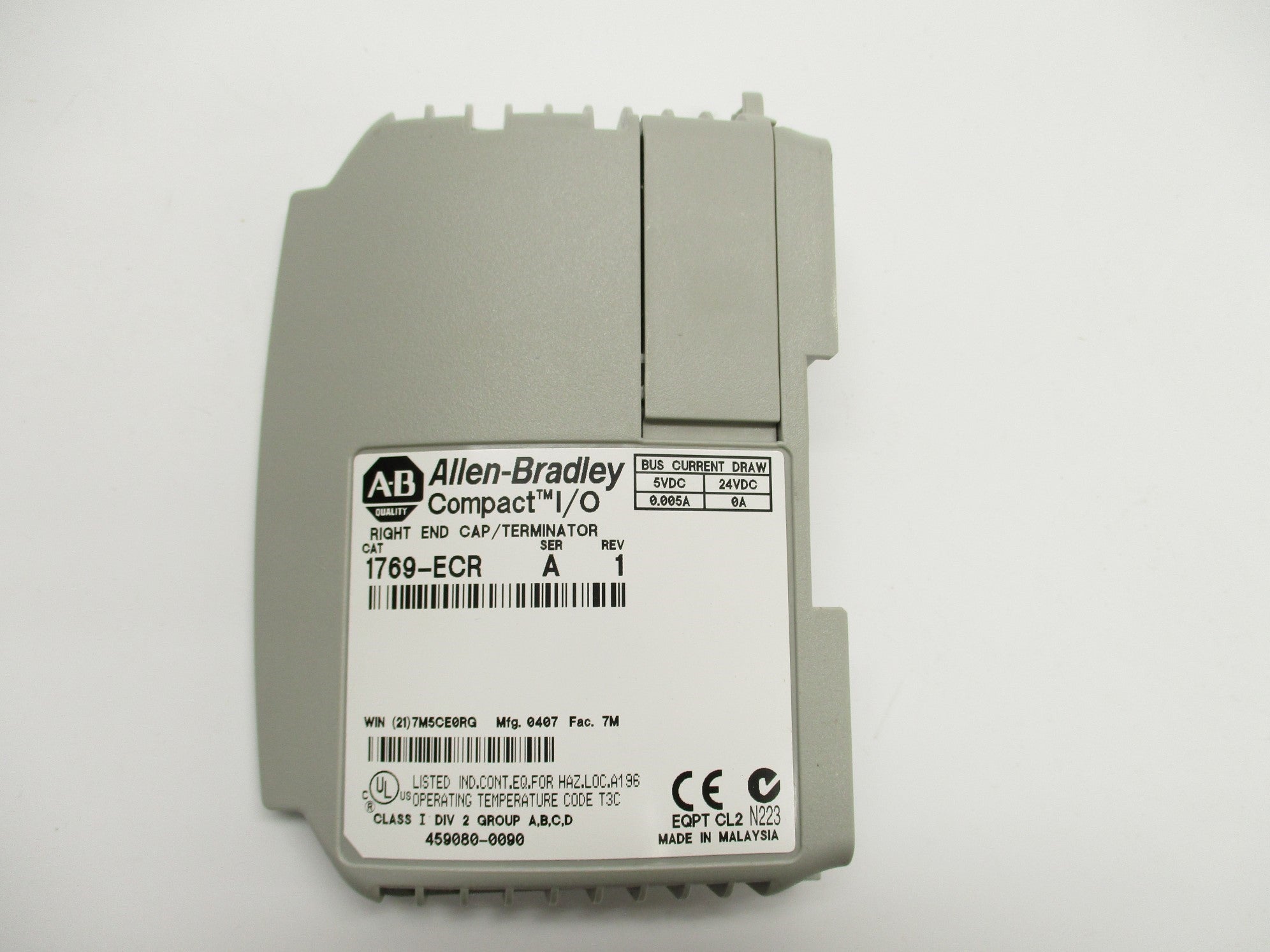 ALLEN BRADLEY 1769-ECR SER. A 24VDC NSMP