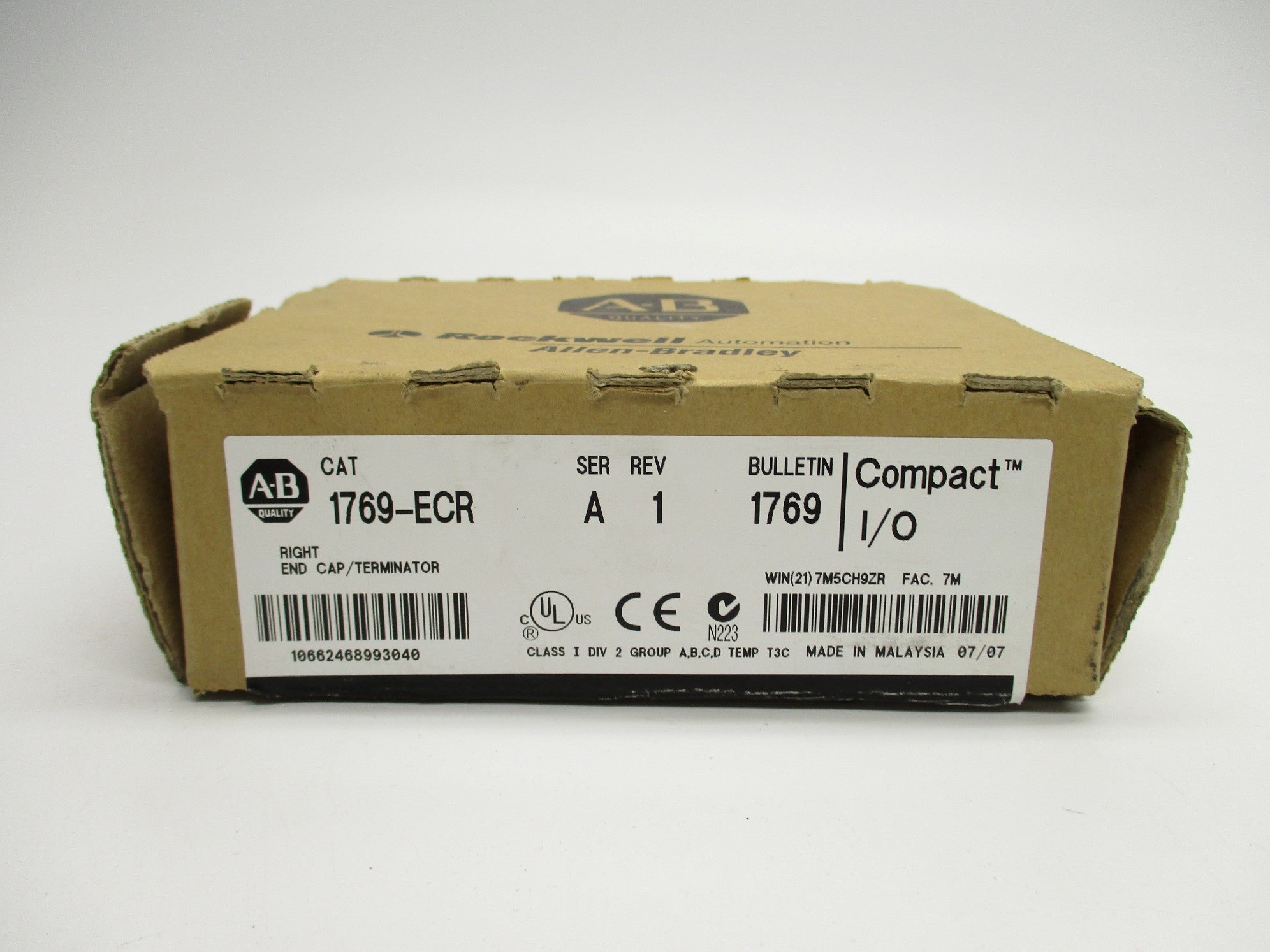 ALLEN BRADLEY 1769-ECR SER. A 24VDC NSMP