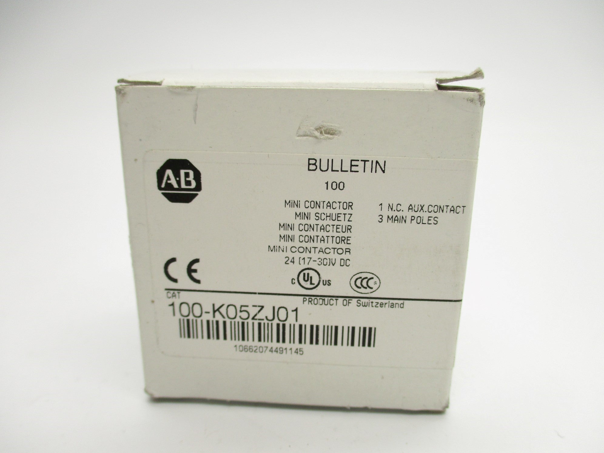 ALLEN BRADLEY 100-K05ZJ01 SER. A 24VDC NSMP