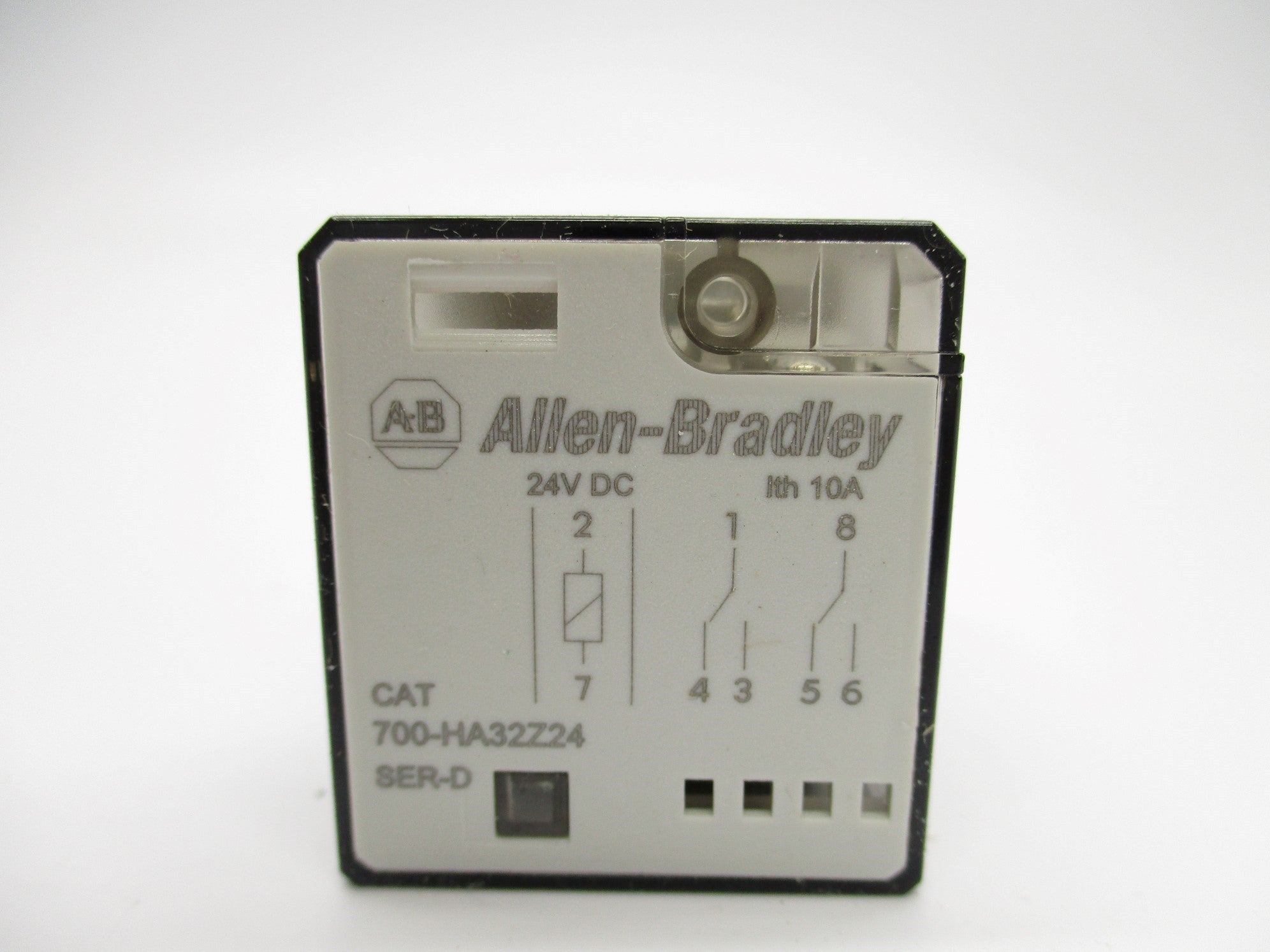 ALLEN BRADLEY 700-HA32Z24 SER. D 24VDC 10A (WH) NSMP