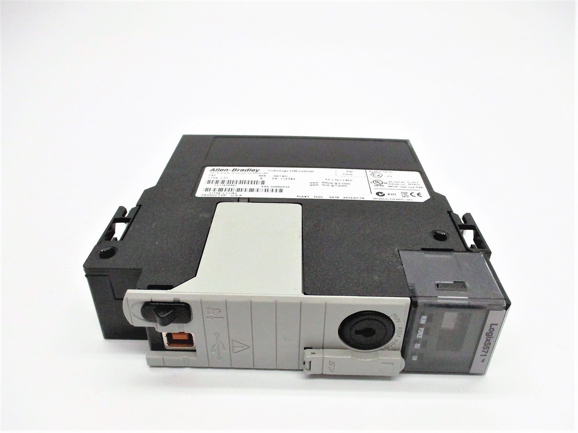 ALLEN BRADLEY 1756-L71 SER. B F/W 1.010 (NO KEY) NSNP