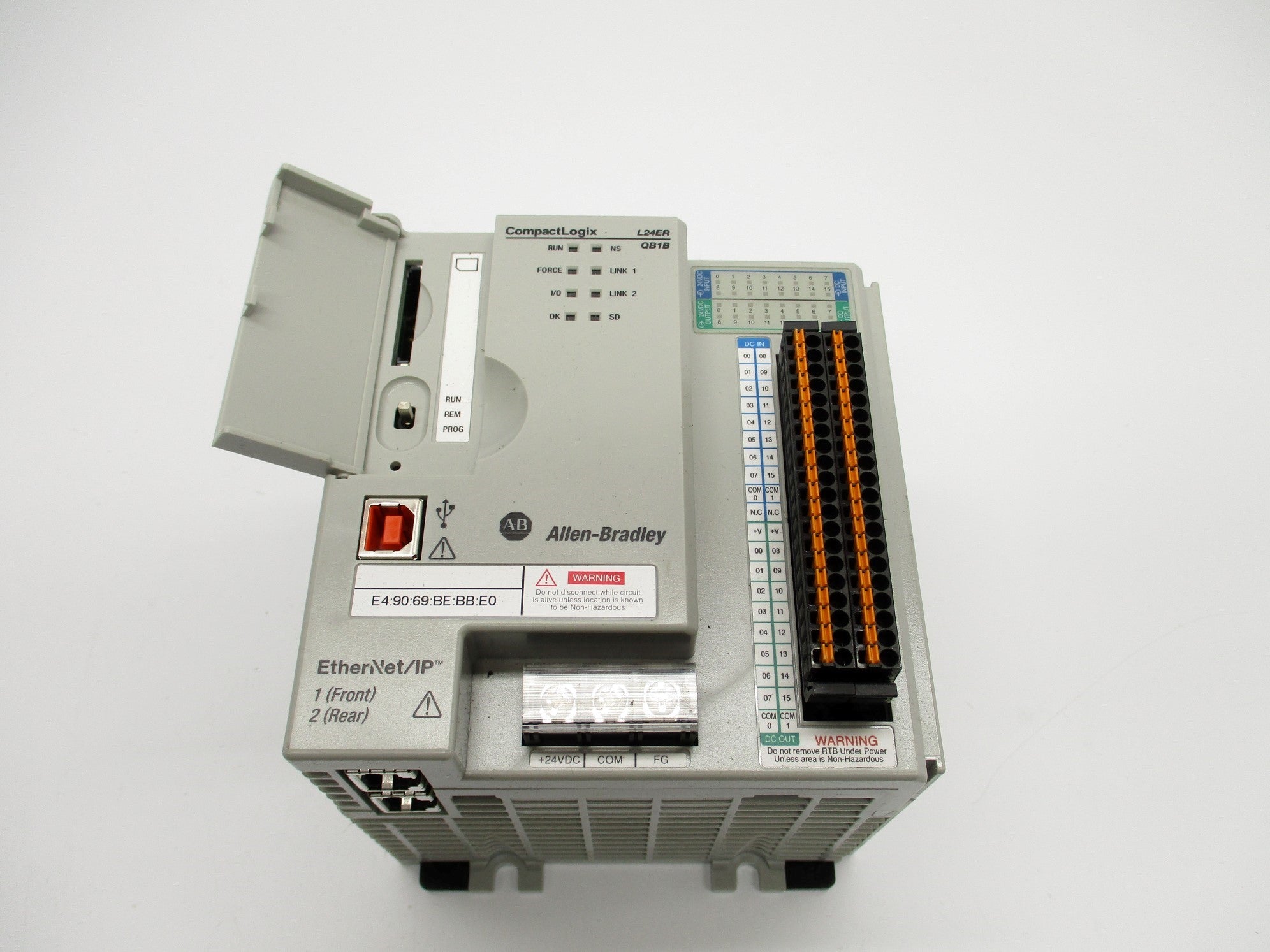 ALLEN BRADLEY 1769-L24ER-QB1B SER. A F/W 1.004 NSNP