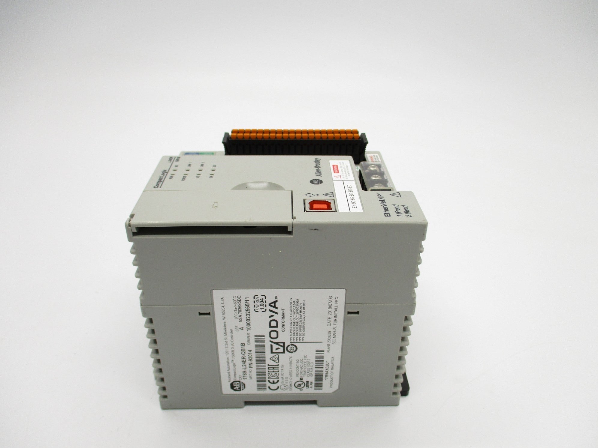 ALLEN BRADLEY 1769-L24ER-QB1B SER. A F/W 1.004 NSNP