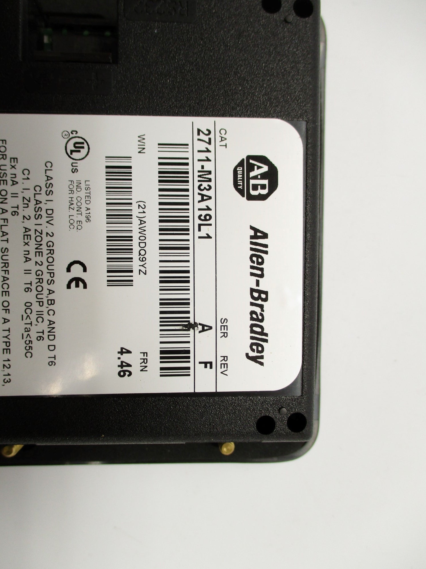 INDUSTRIAL SPARE PART 2711-M3A19L1 SER. A F/W 4.46 NSMP