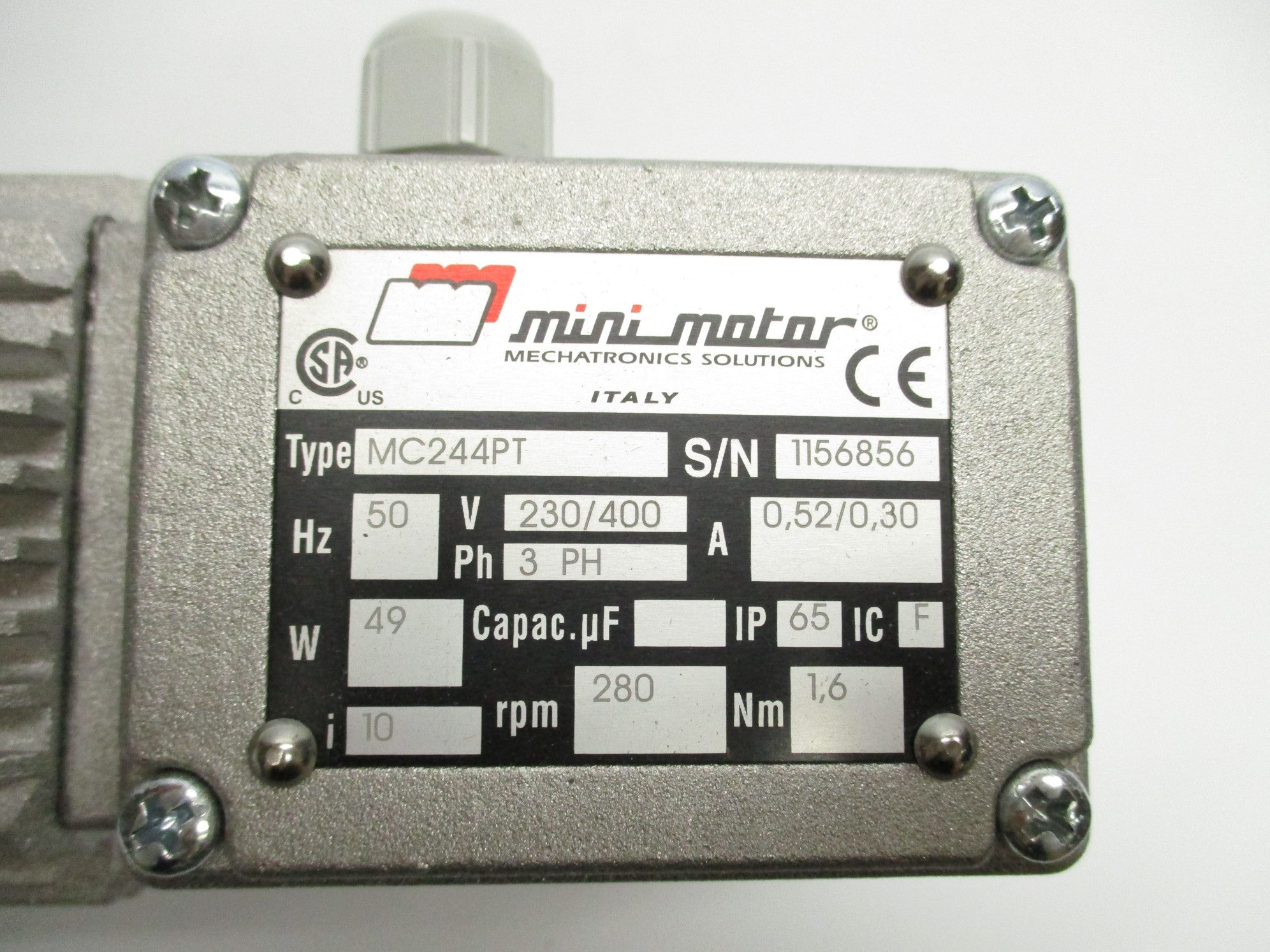 MECHATRONICS SOLUTIONS MC244PT NSNP