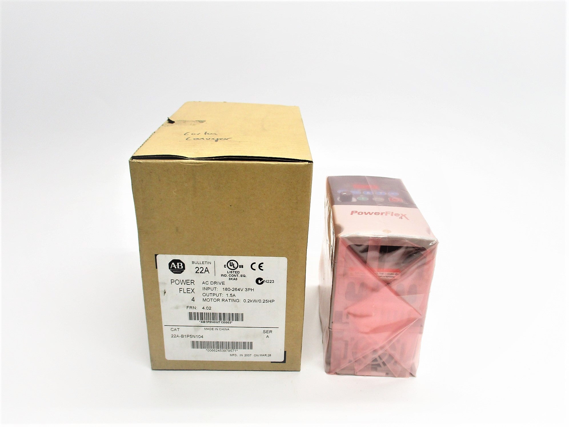 ALLEN BRADLEY 22A-B1P5N104 SER. A F/W 4.02 NSMP