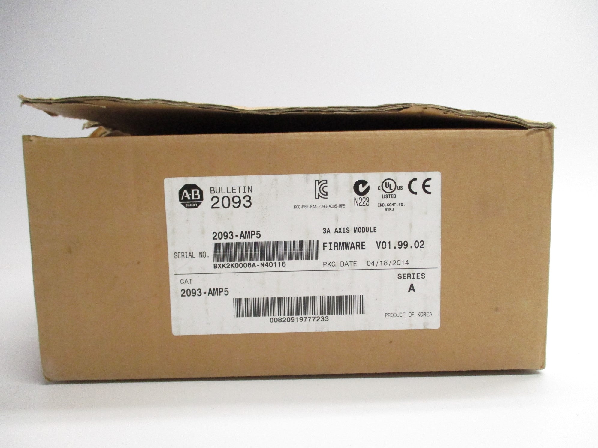 ALLEN BRADLEY 2093-AMP5 SER. A F/W 01.99.02 NSMP