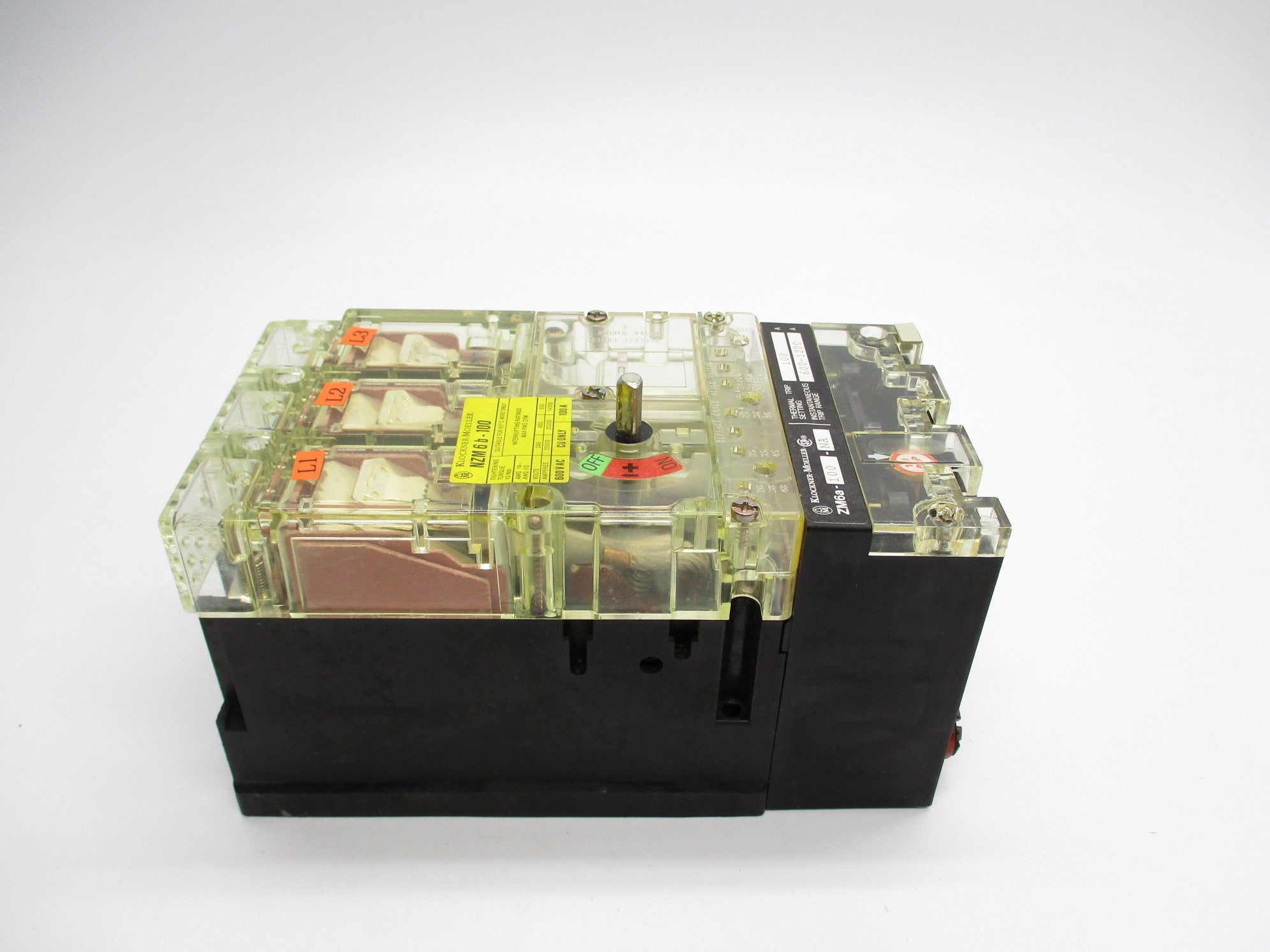 KLOCKNER MOELLER NZM6B-100/ZM6A-100-NA 100A 600VAC NSNP