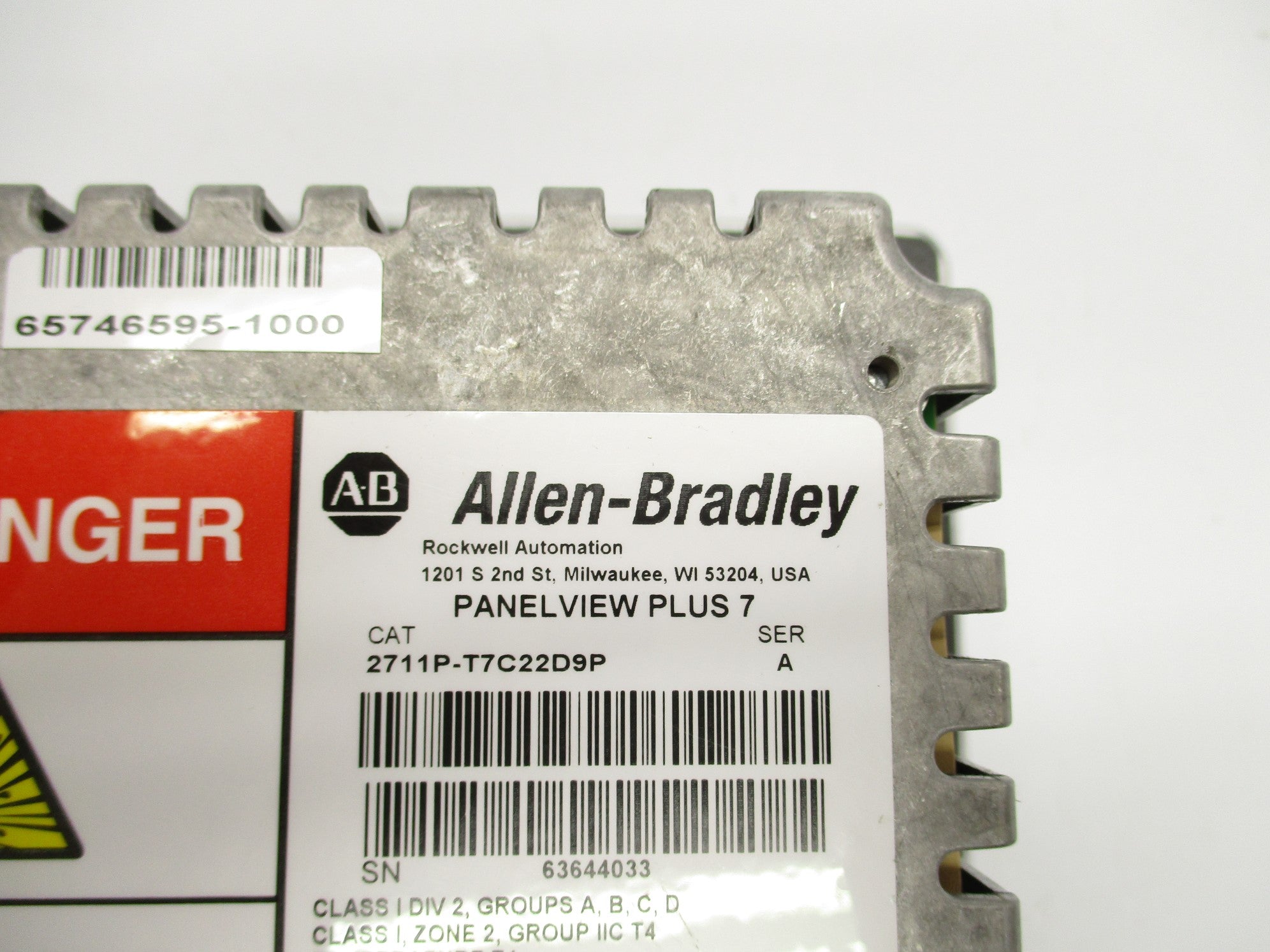ALLEN BRADLEY 2711P-T7C22D9P SER. A NSNP