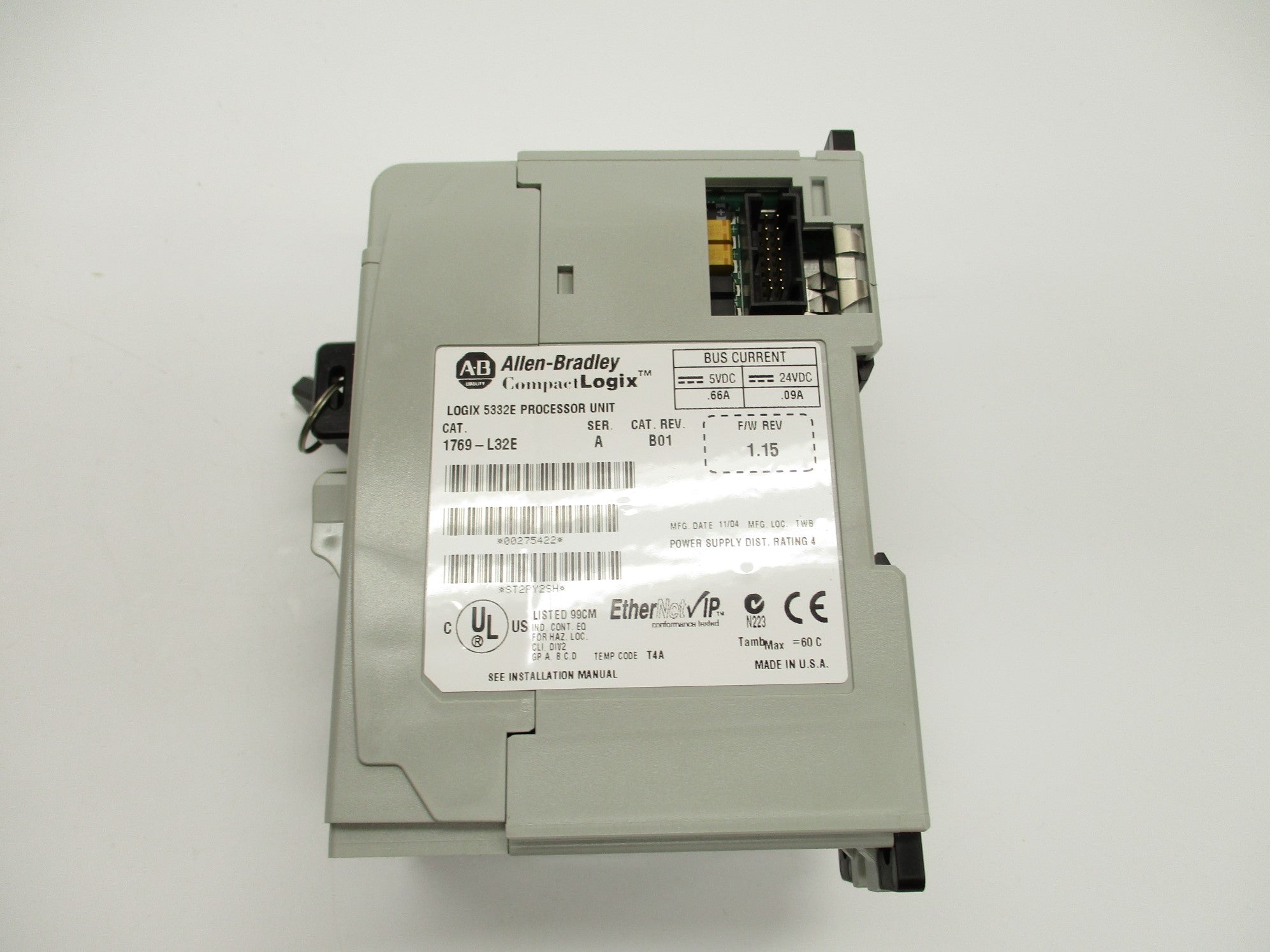 ALLEN BRADLEY 1769-L32E SER. A F/W 1.15 (BR/WH) NSMP