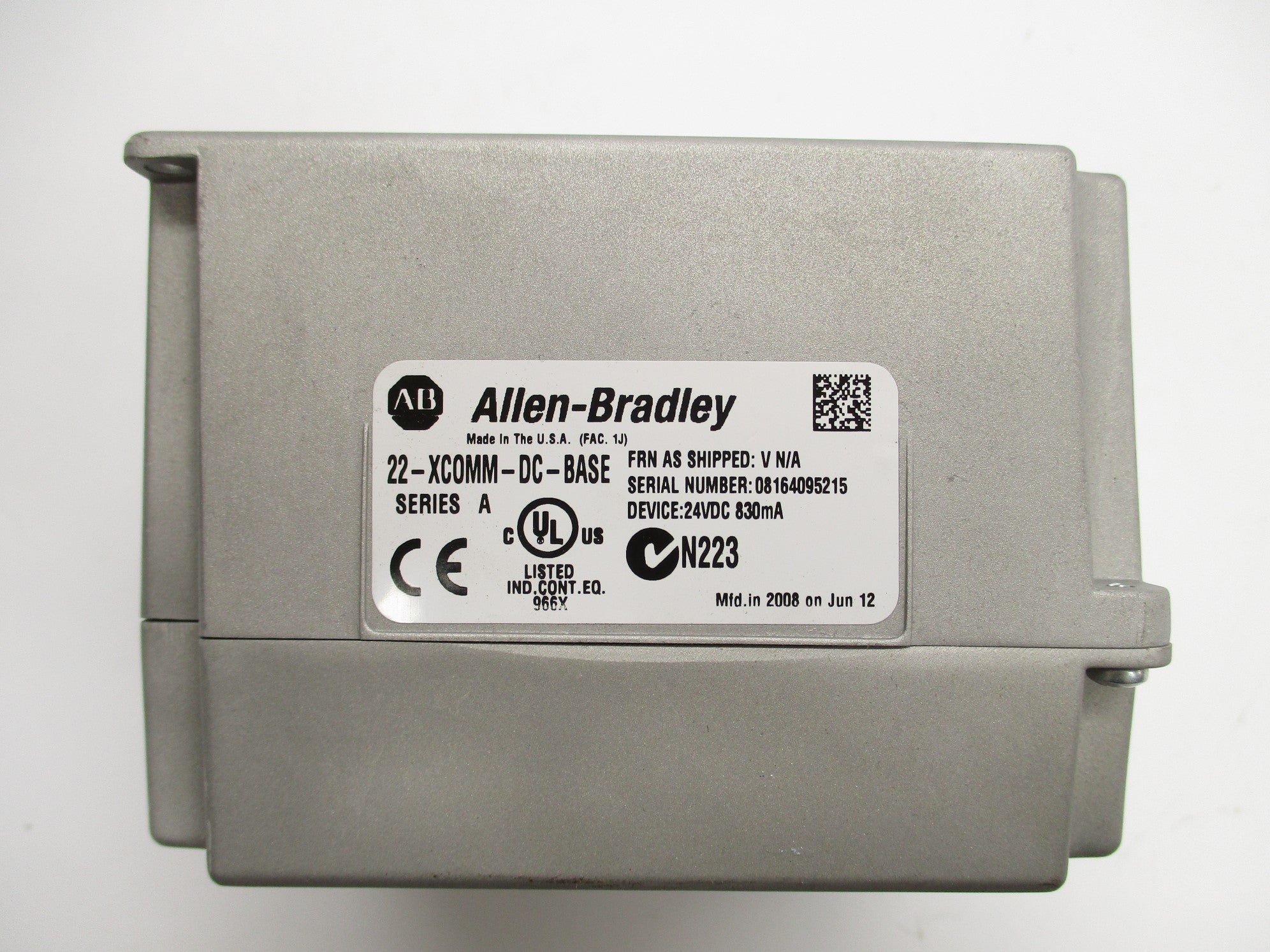 ALLEN BRADLEY 22-XCOMM-DC-BASE SER. A NSNP