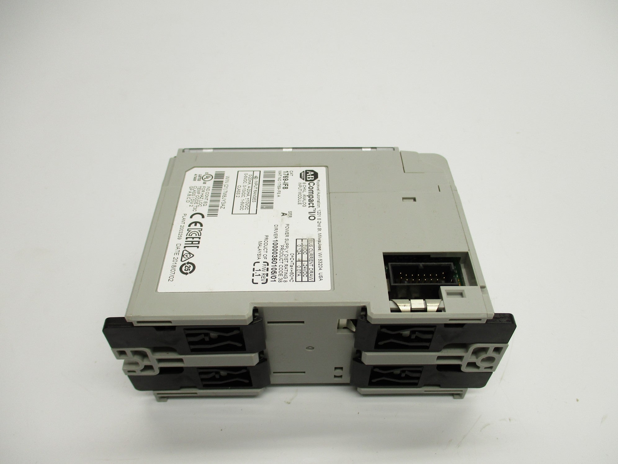 ALLEN BRADLEY 1769-IF8 SER. A (NO TERMINAL) NSNP