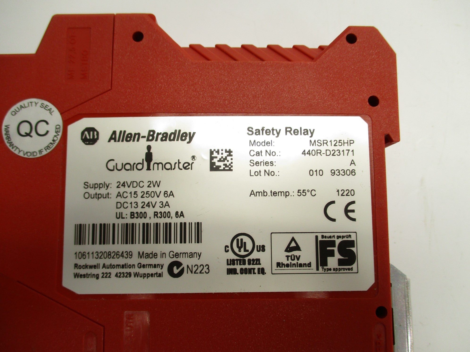 ALLEN BRADLEY 440R-D23171 SER. A NSNP