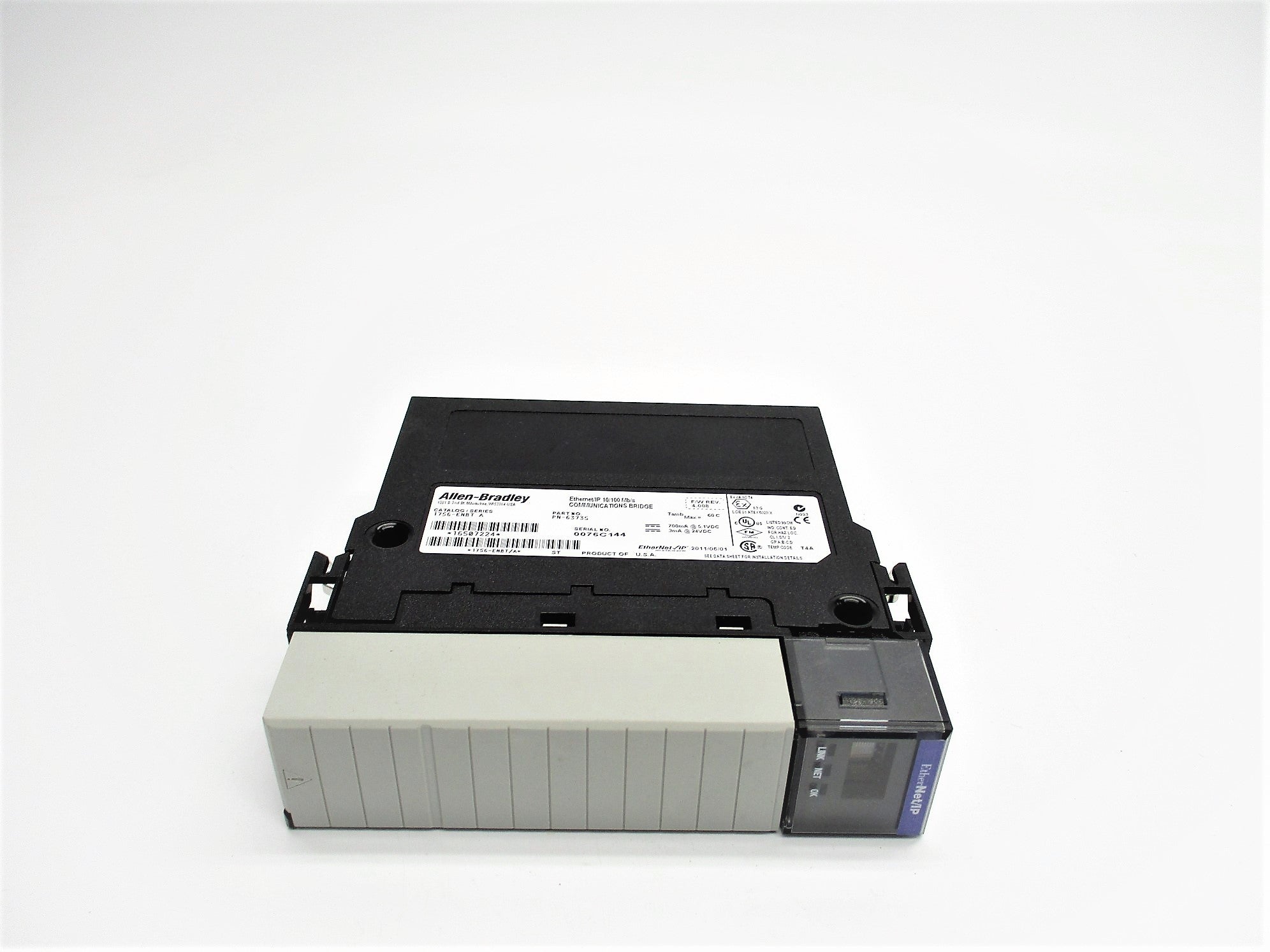 ALLEN BRADLEY 1756-ENBT SER. A F/W 4.008 NSNP