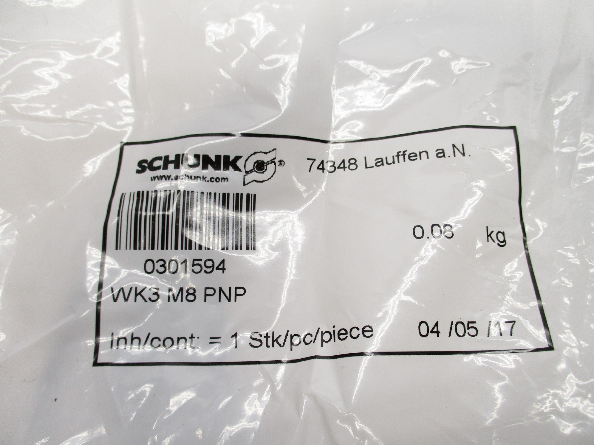 SCHUNK WK3M8PNP NSMP