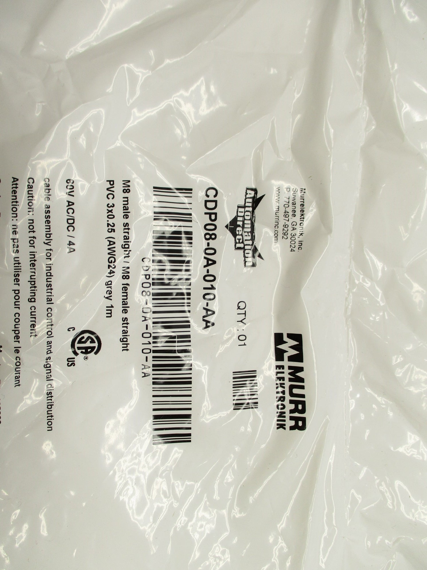 MURR ELEKTRONIK CDP08-0A-010-AA NSMP