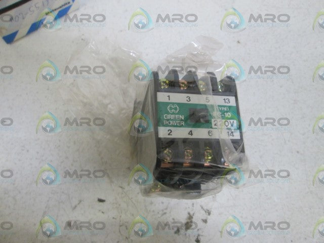 MATSUSHITA MAGNETIC CONTACTOR 220V FC-10 *NEW IN BOX*