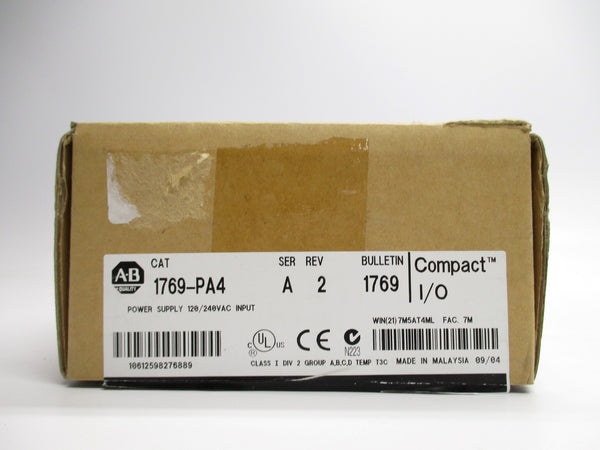 ALLEN BRADLEY 1769-PA4 SER. A 170-265VAC REV. 2 NSMP