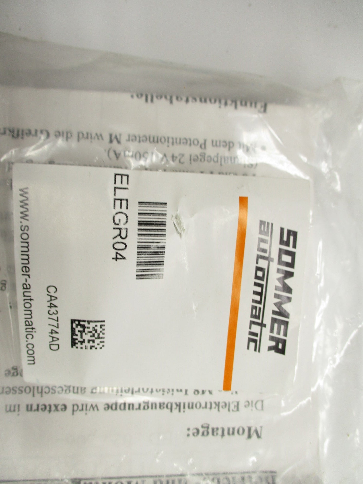 SOMMER AUTOMATIC ELEGRO4 NSMP
