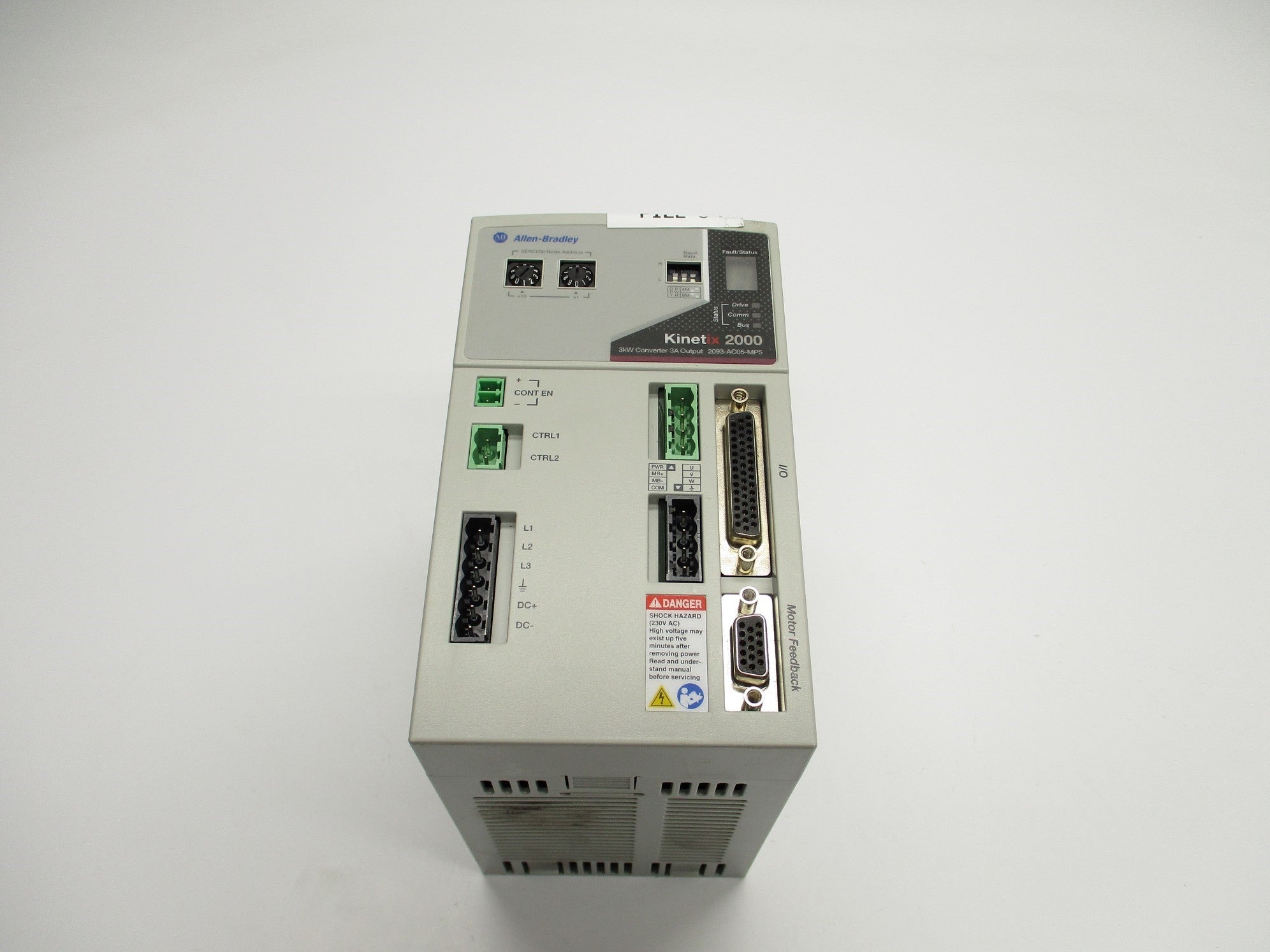 ALLEN BRADLEY 2093-AC05-MP5 SER. A F/W V01.99.02 UNMP