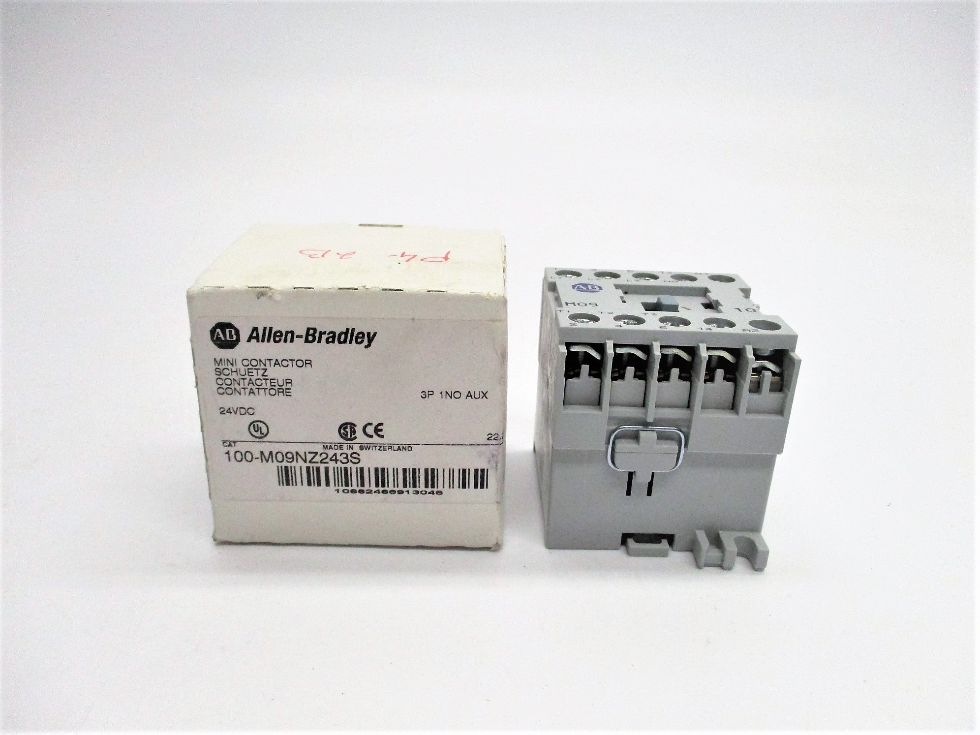 ALLEN BRADLEY 100-M09NZ243S SER. A 24VDC (WH) NSMP