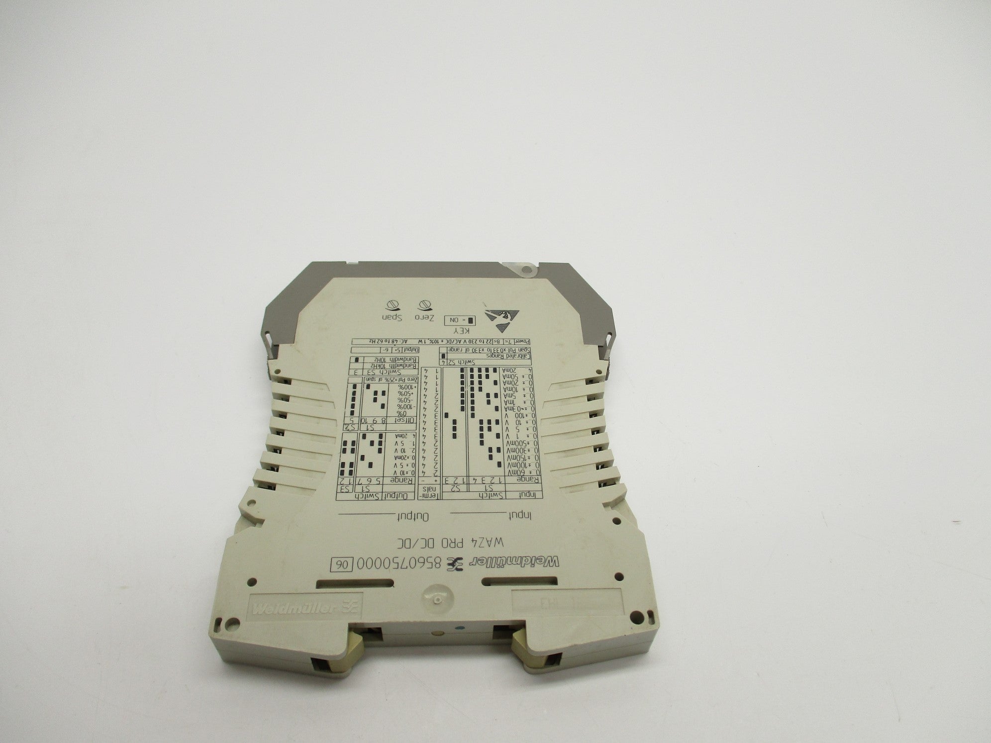 WEIDMULLER WAZ4-PRO-DC/DC 8560750000 UNMP