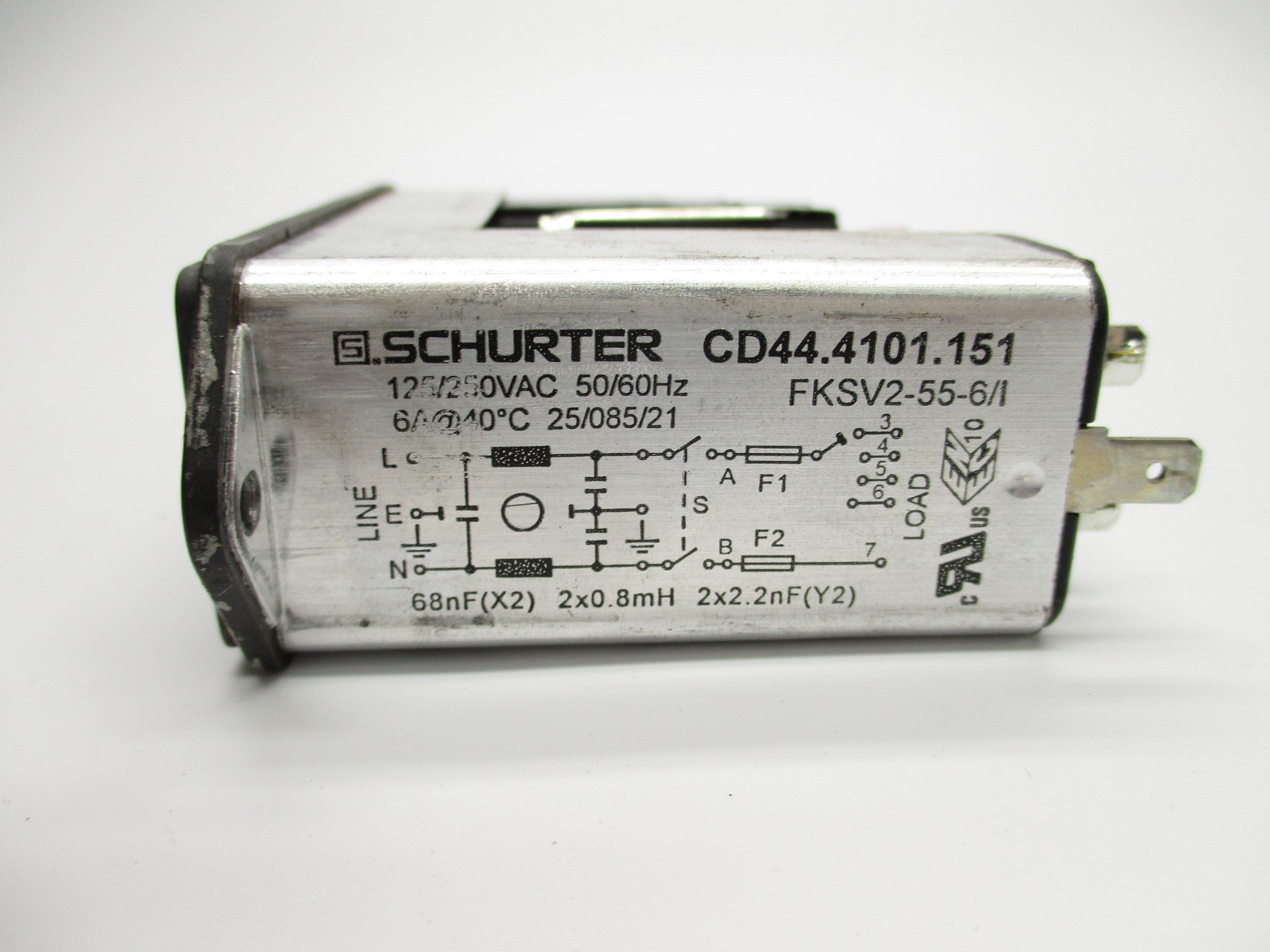 SCHURTER CD44.4101.151 125/250VAC UNMP