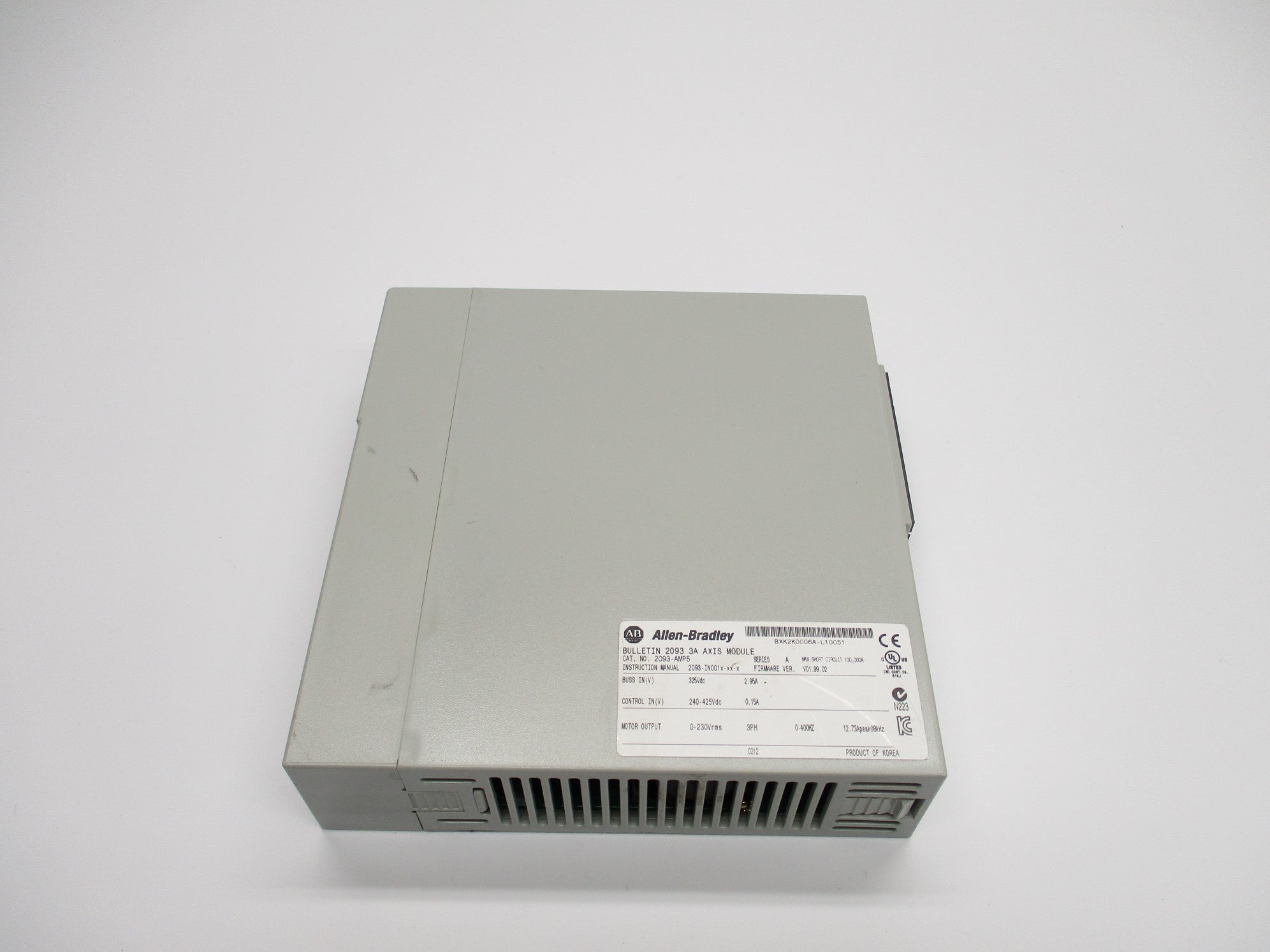 ALLEN BRADLEY 2093-AMP5 SER. A F/W 01.99.02 UNMP