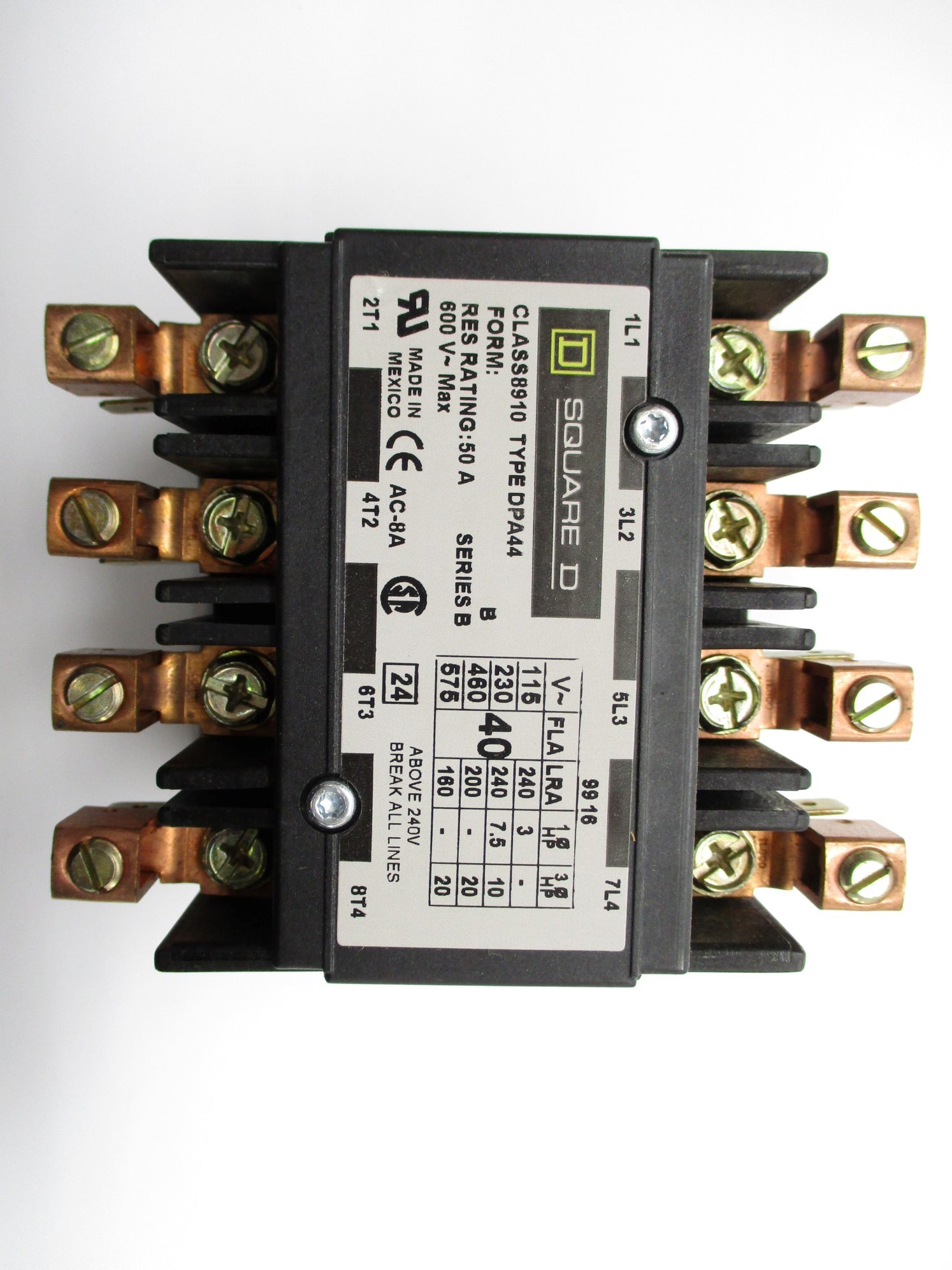 SQUARE D 8910DPA44V09 SER. B 208-240V NSMP