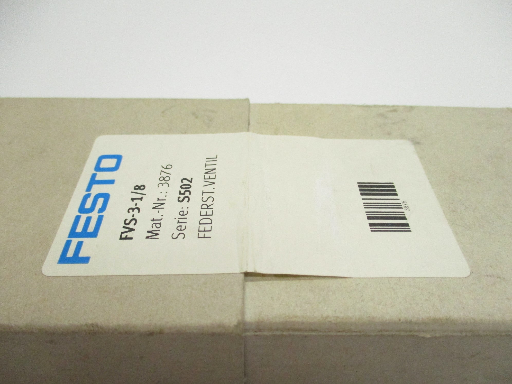 FESTO FVS-3-1/8  NSFS