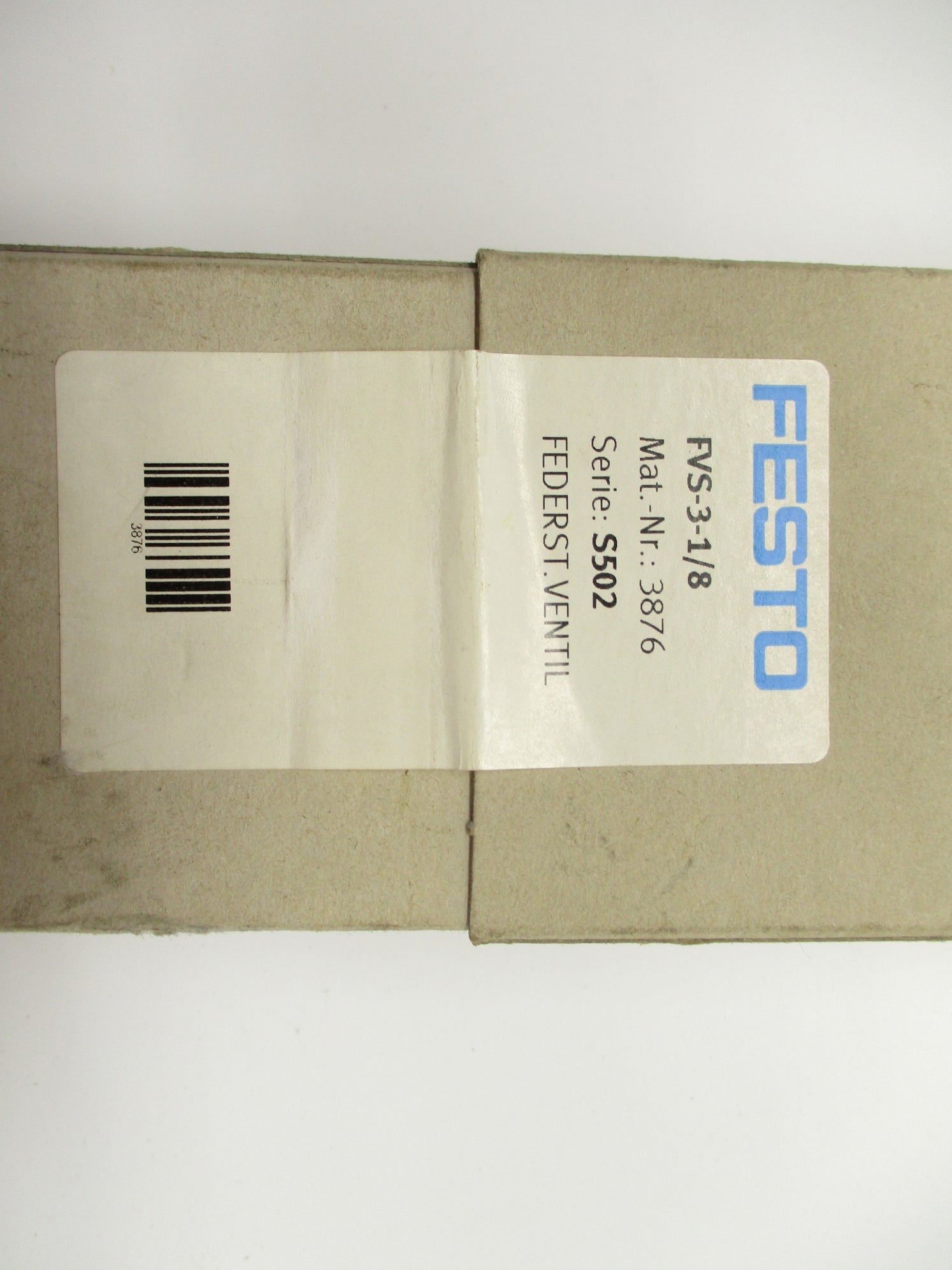 FESTO FVS-3-1/8  NSFS