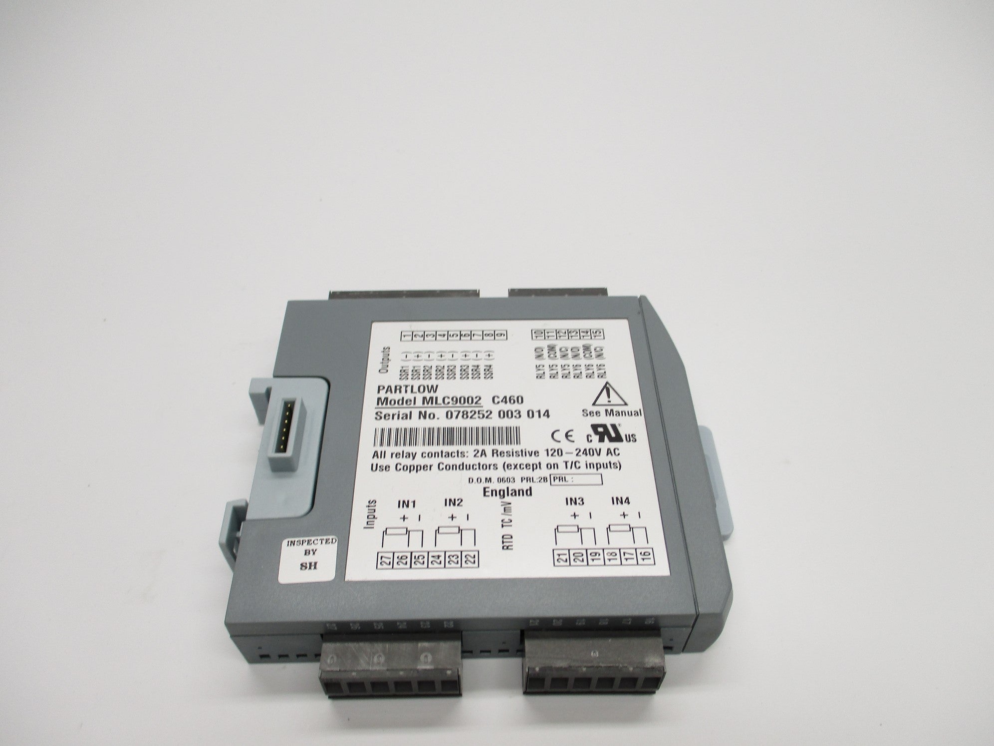 PARTLOW MCL9002C460 UNMP