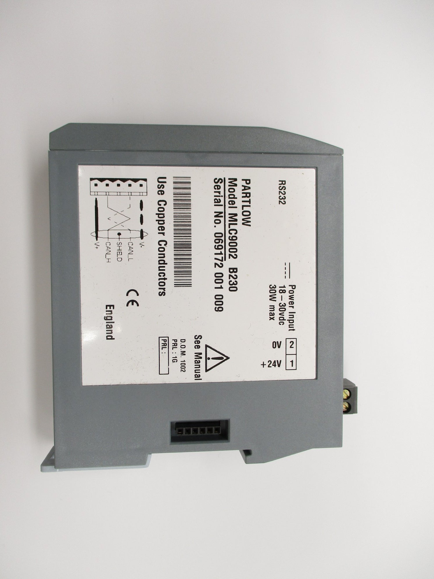 PARTLOW MLC9002-B230 NSMP