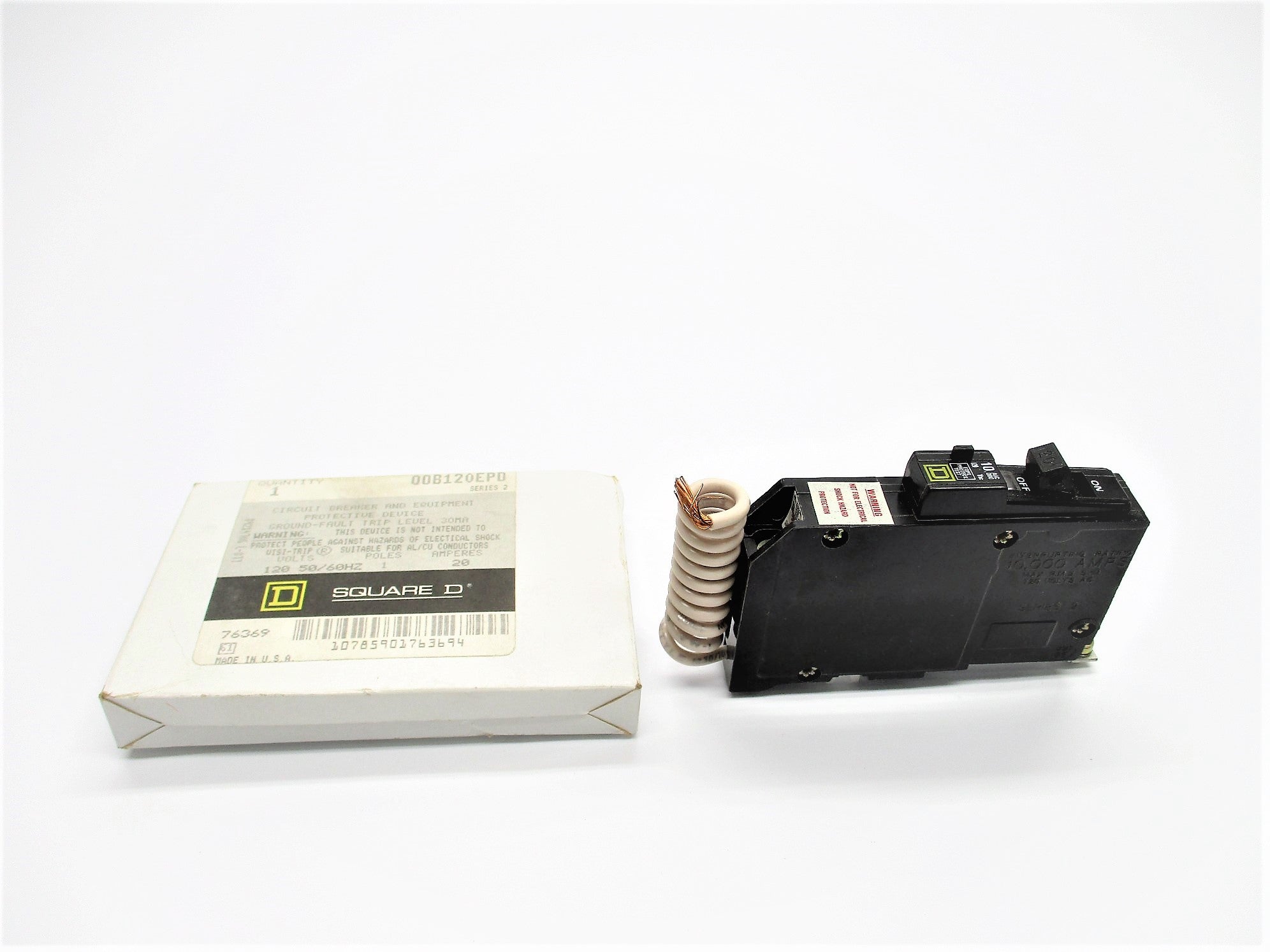 SQUARE D QOB120EPD SER. 2 20A 120V NSMP