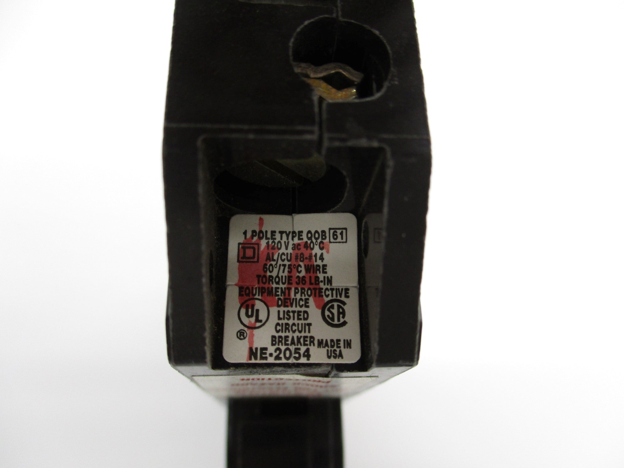 SQUARE D QOB120EPD SER. 2 20A 120V NSMP