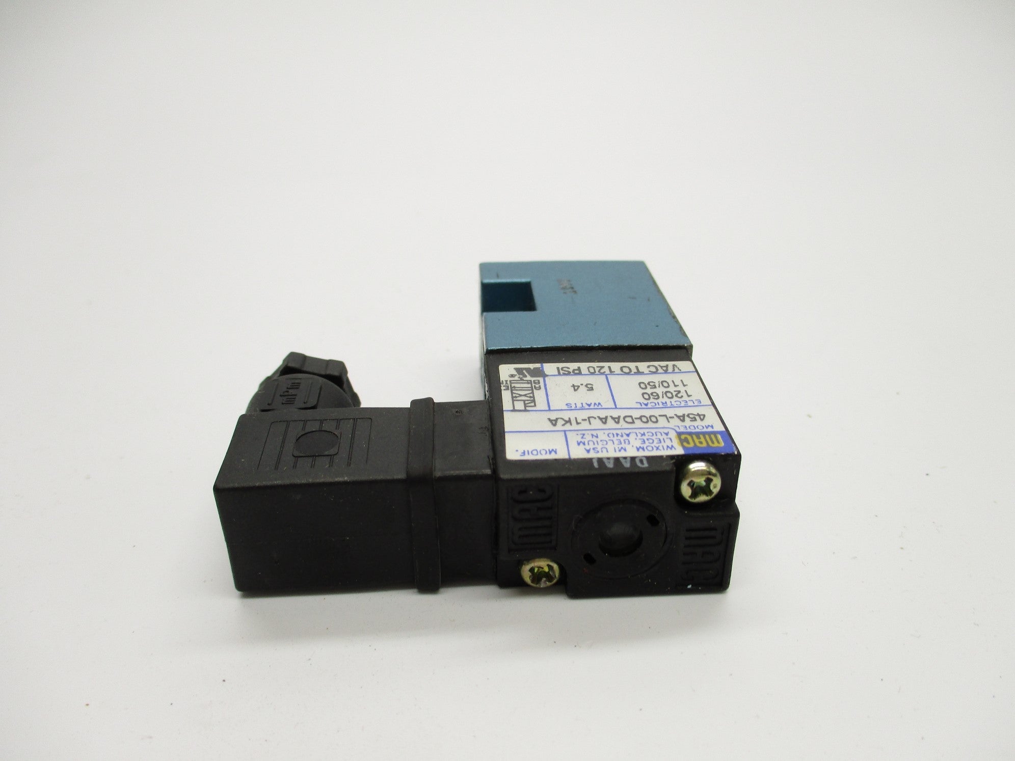 MAC 45A-L00-DAAJ-1KA 120V 120PSI NSMP