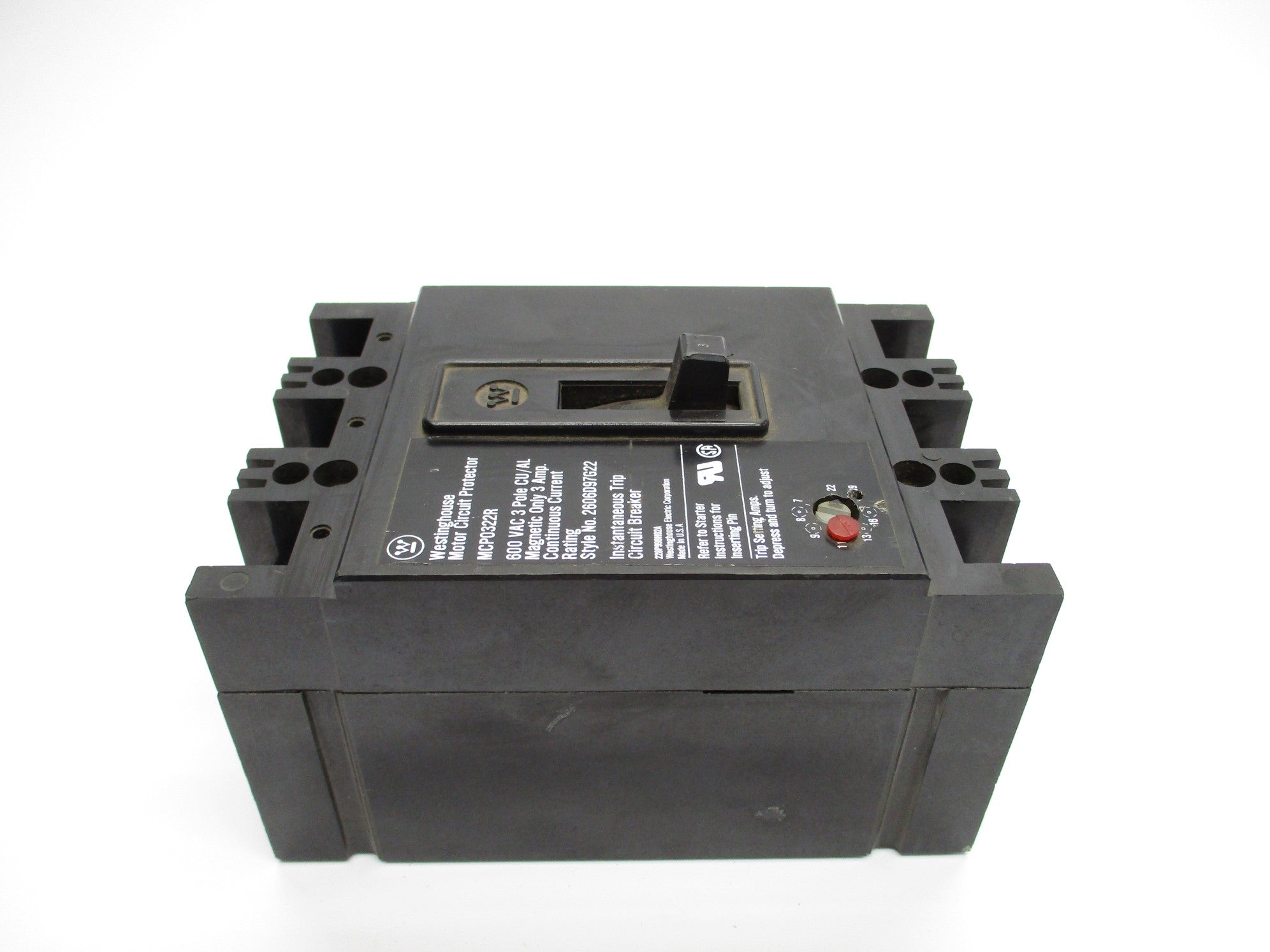 WESTINGHOUSE MCP0322R 600VAC  3A UNMP