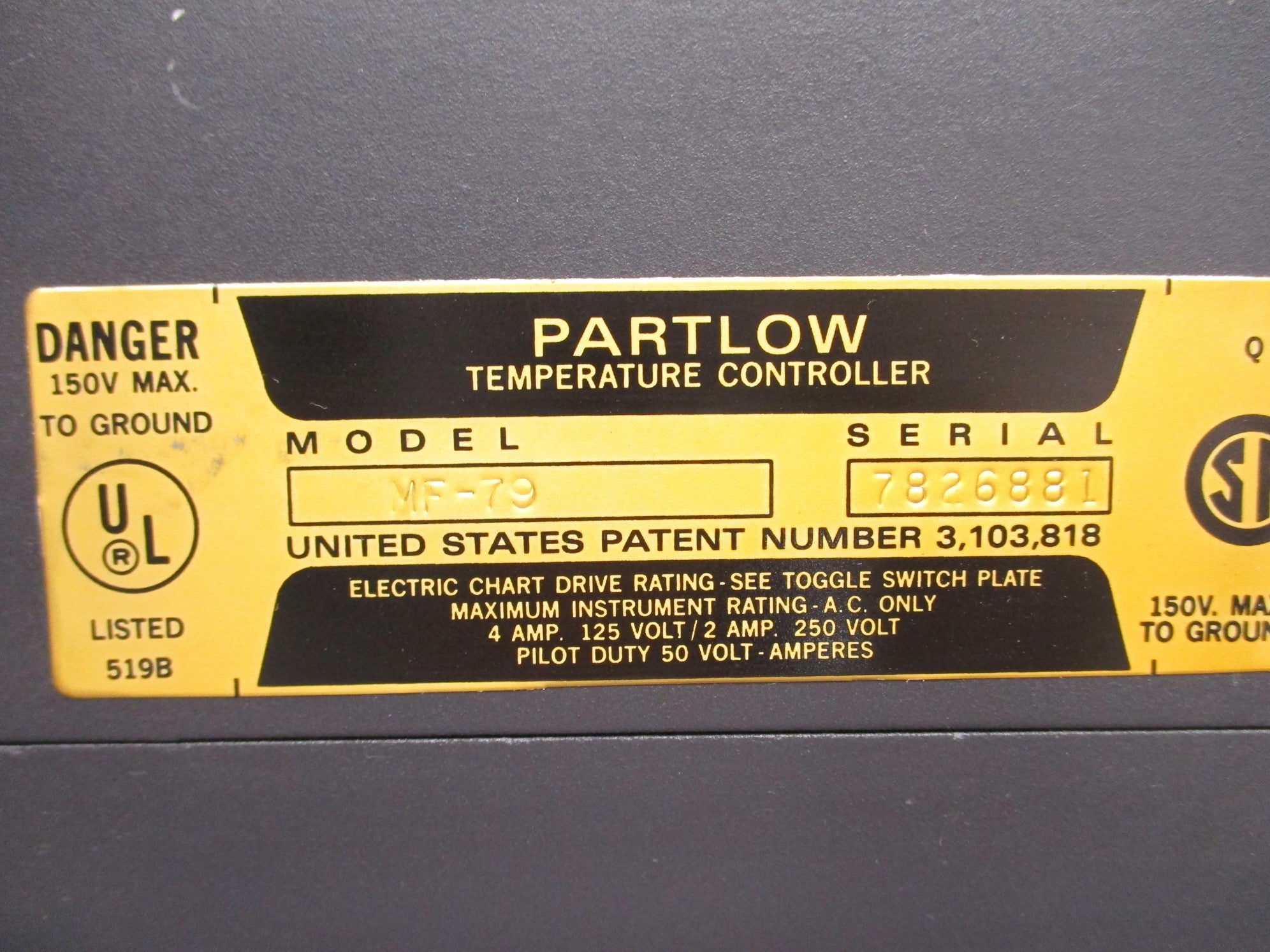 PARTLOW MF-79 NSNP
