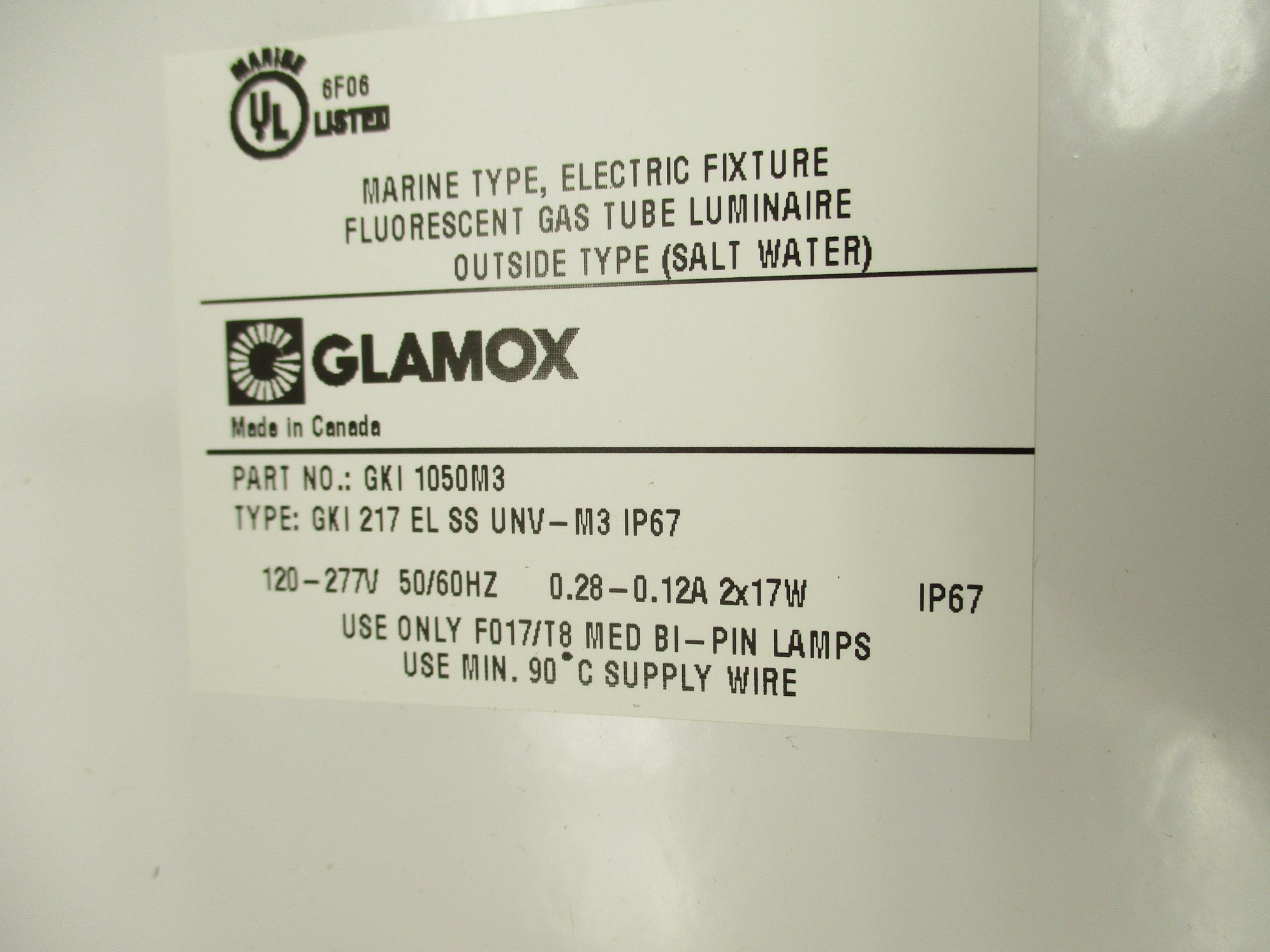 GLAMOX GKI1050M3 NSMP