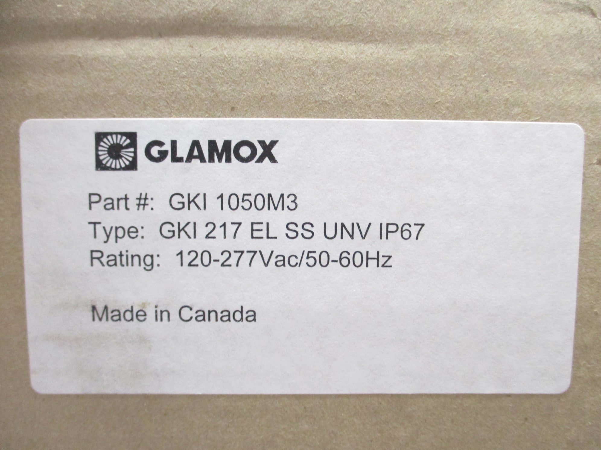 GLAMOX GKI1050M3 NSMP