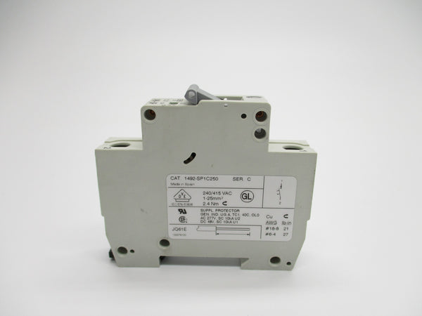 ALLEN BRADLEY 1492-SP1C250 SER. C 25A 240/415VAC NSNP