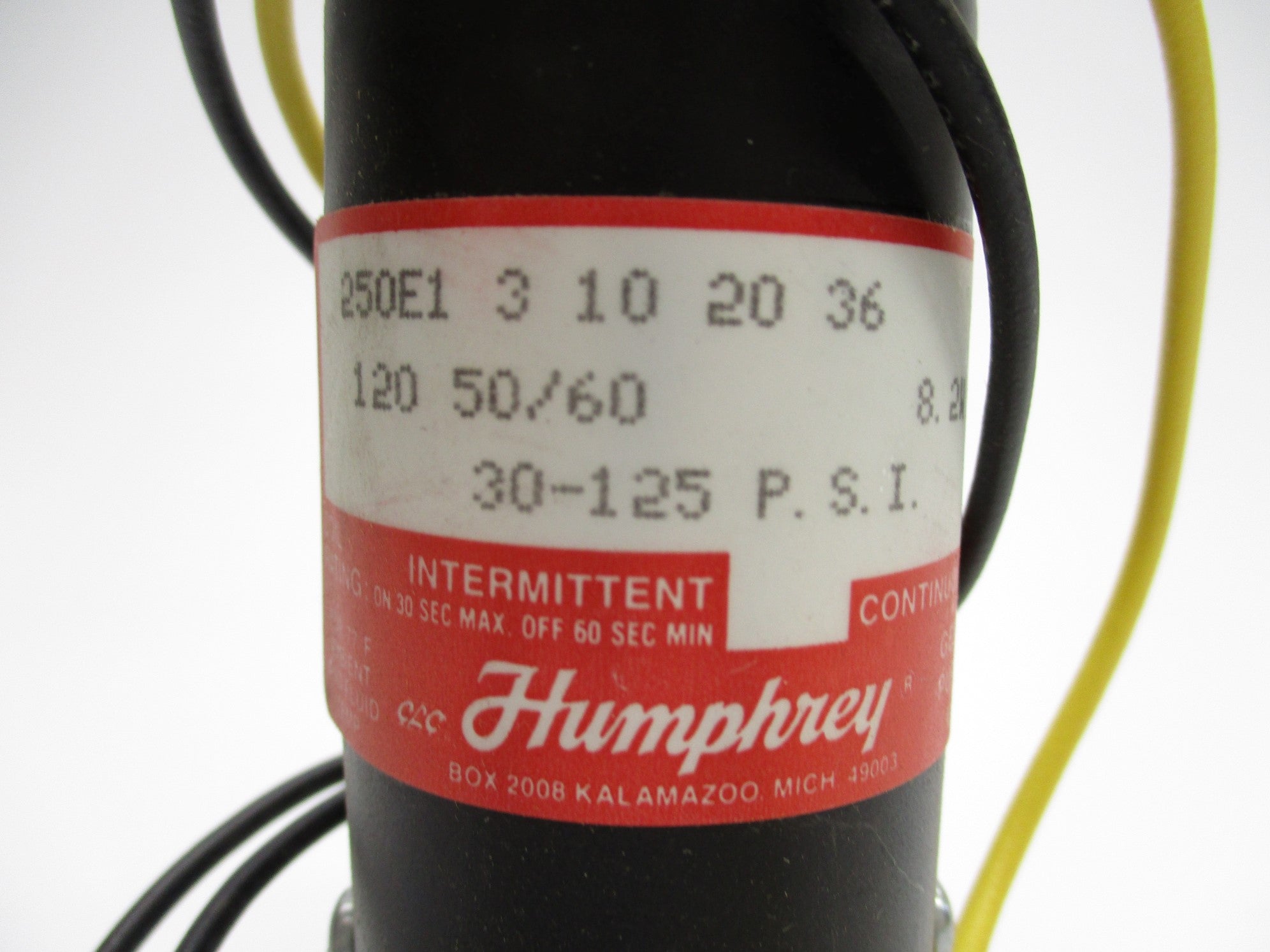 HUMPHREY 250E13102036 120V NSMP