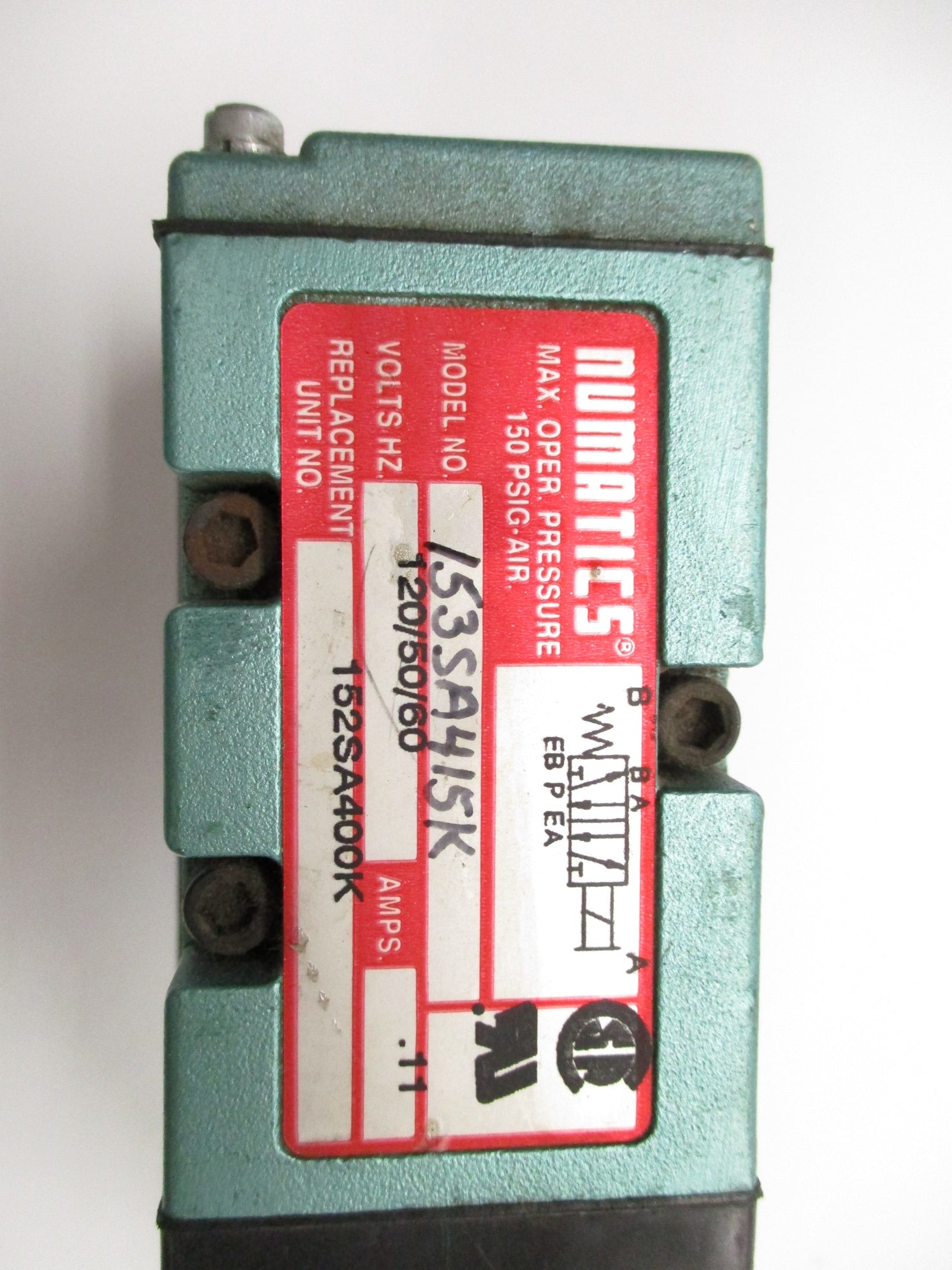 NUMATICS 152SA400K 120V NSNP